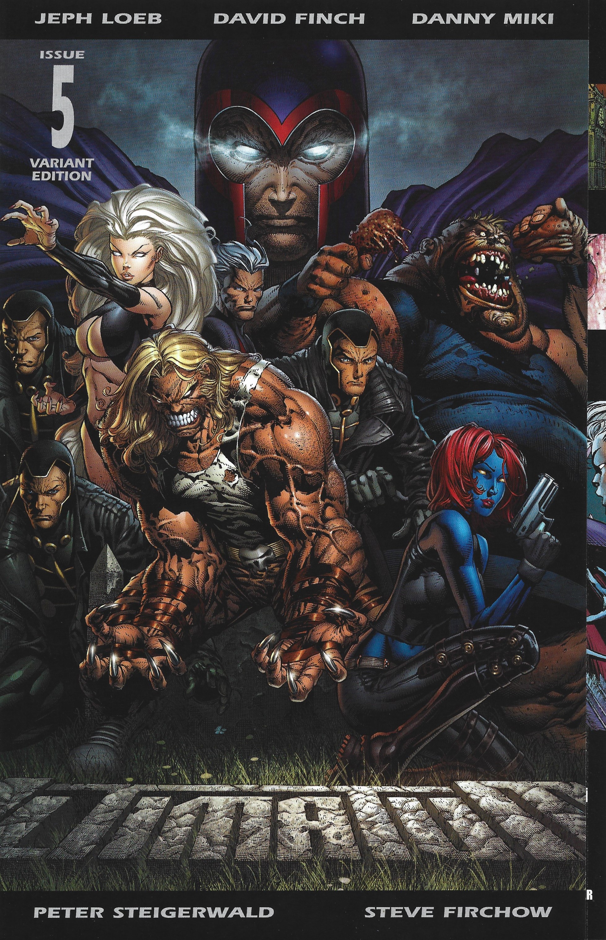 Ultimatum #5 David Finch Gatefold Variant Jeph Loeb Marvel 2008