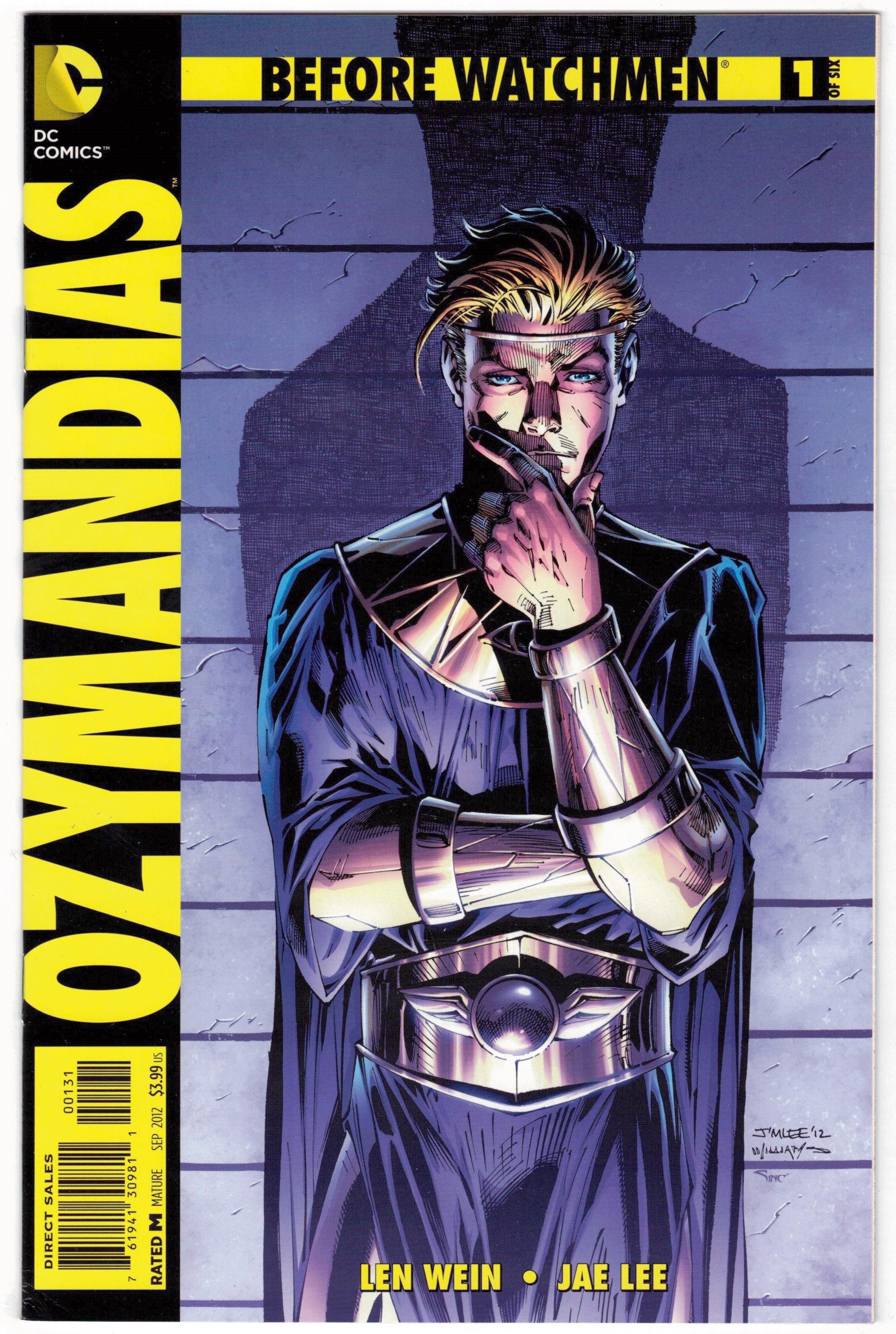 マンウォルページ Before Watchmen Ozymandias #1 1:200 Jim Lee Variant DC Comics 2012