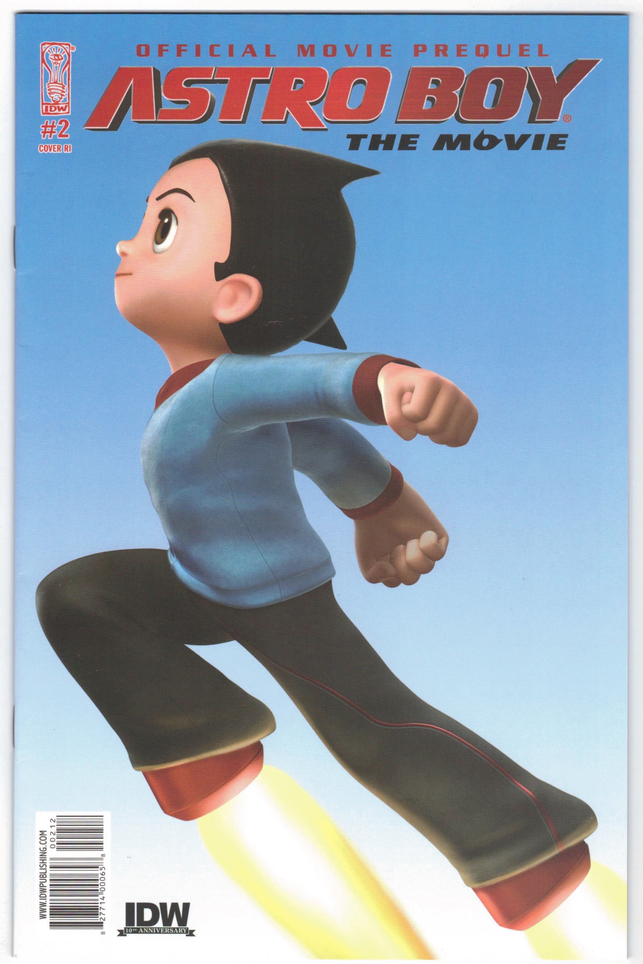 Astro Boy The Movie Prequel #2 1:10 RI Variant IDW 2009 VF/NM