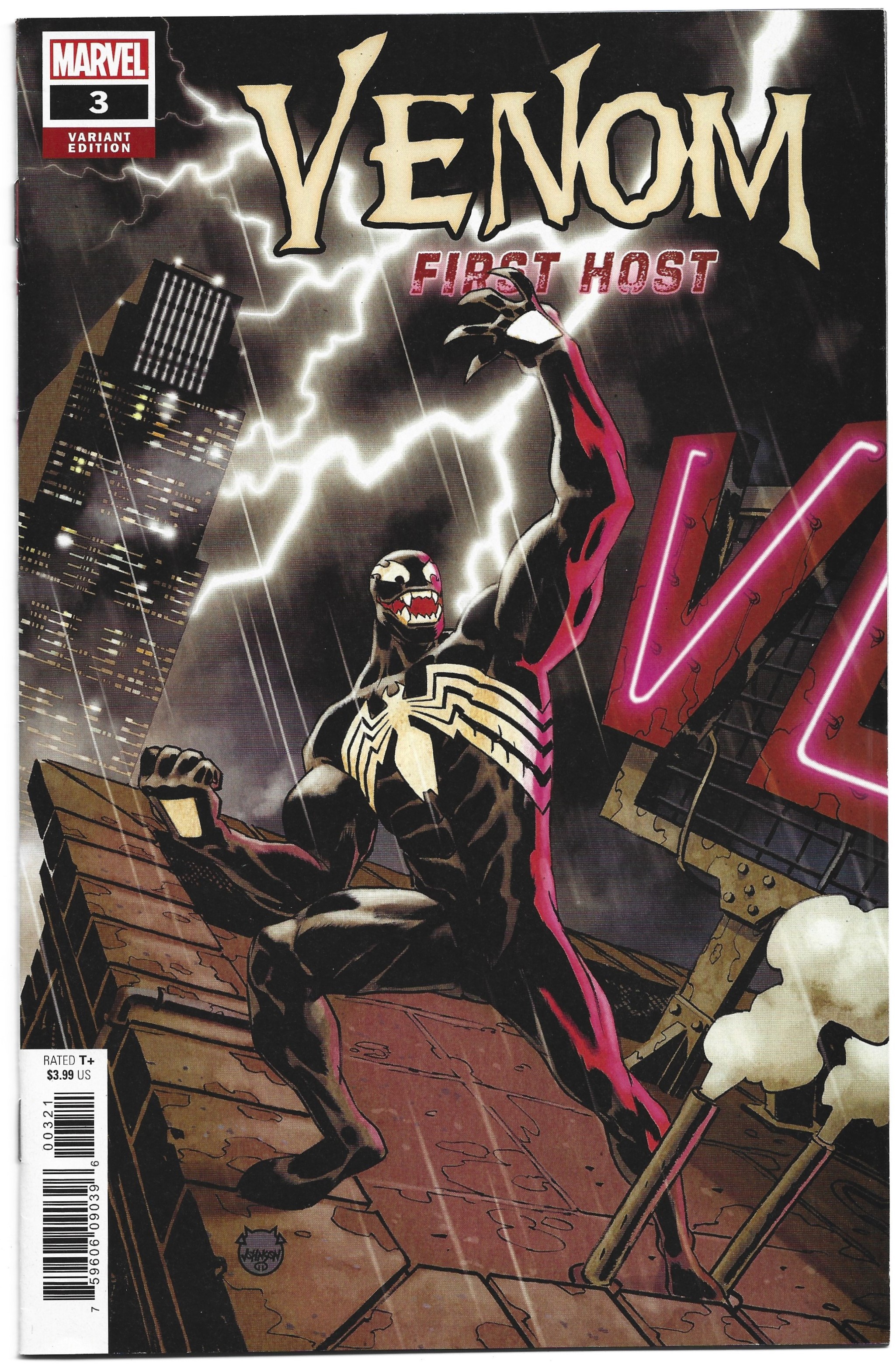 Venom First Host #3 Dave Johnson Variant 1st Sleeper Marvel 2018