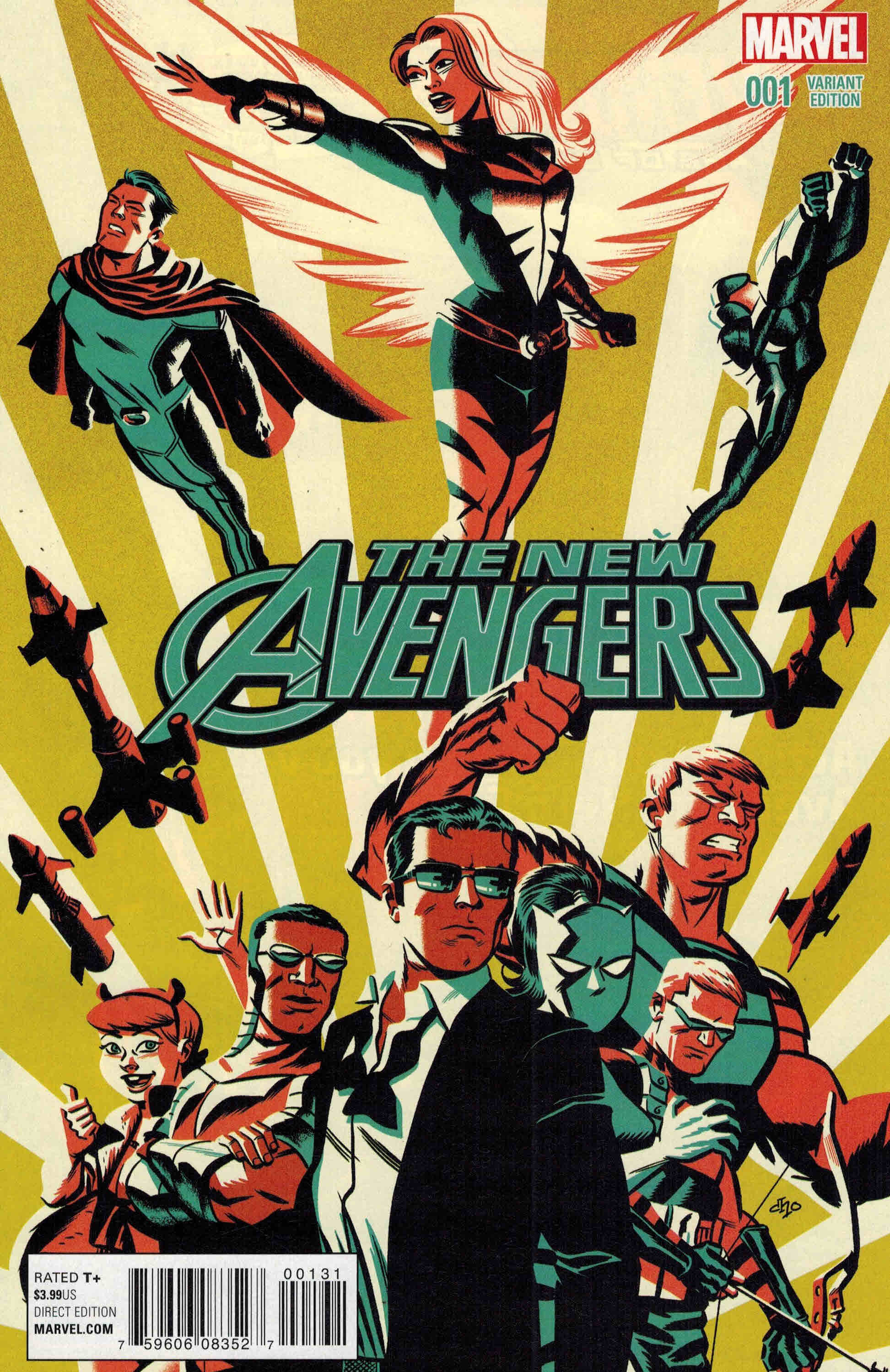 New Avengers #1 1:25 Michael Cho Variant Marvel 2015 Al Ewing