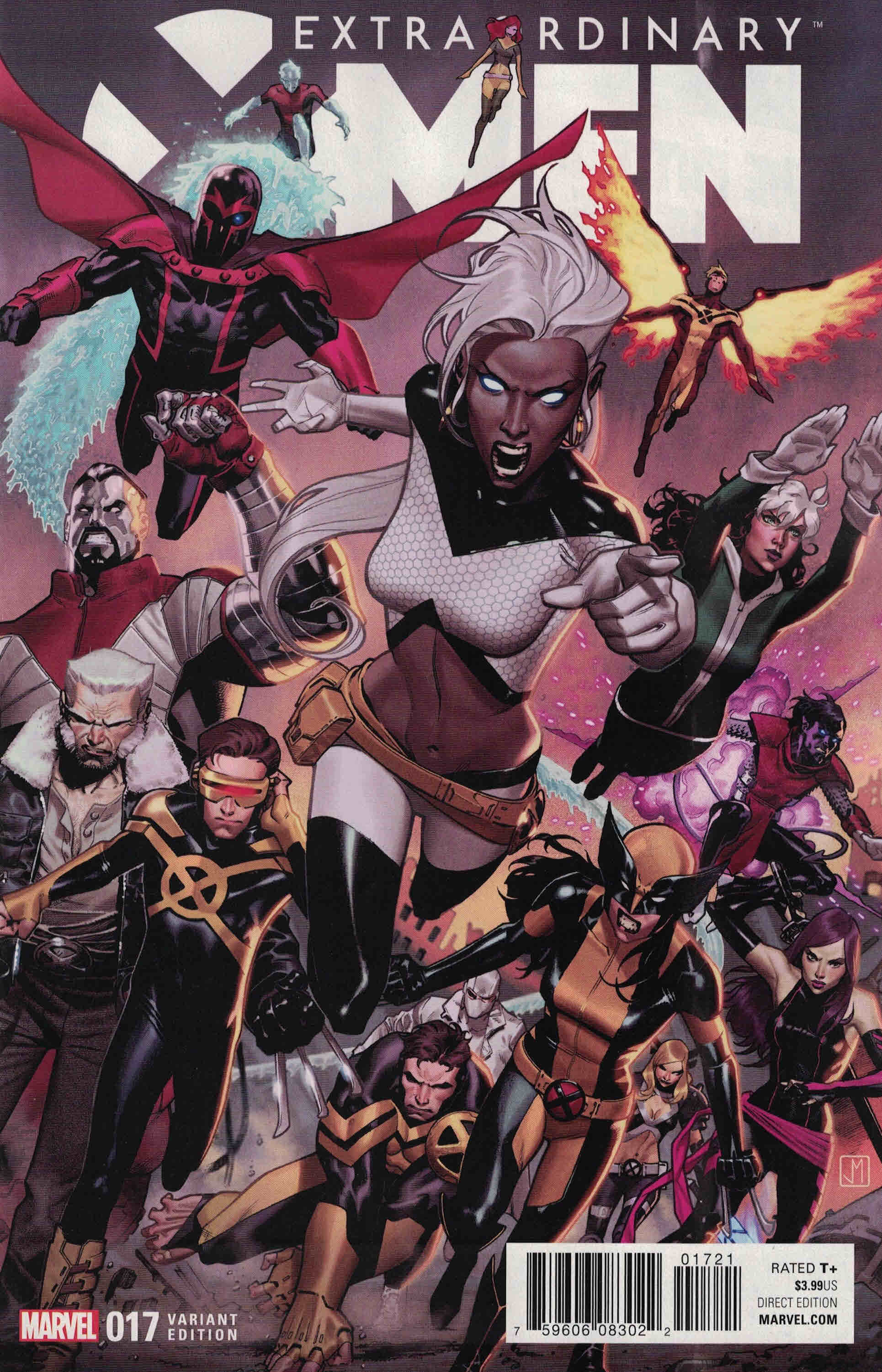 Extraordinary X-Men #17 1:25 Jorge Molina Variant Marvel 2015 IVX