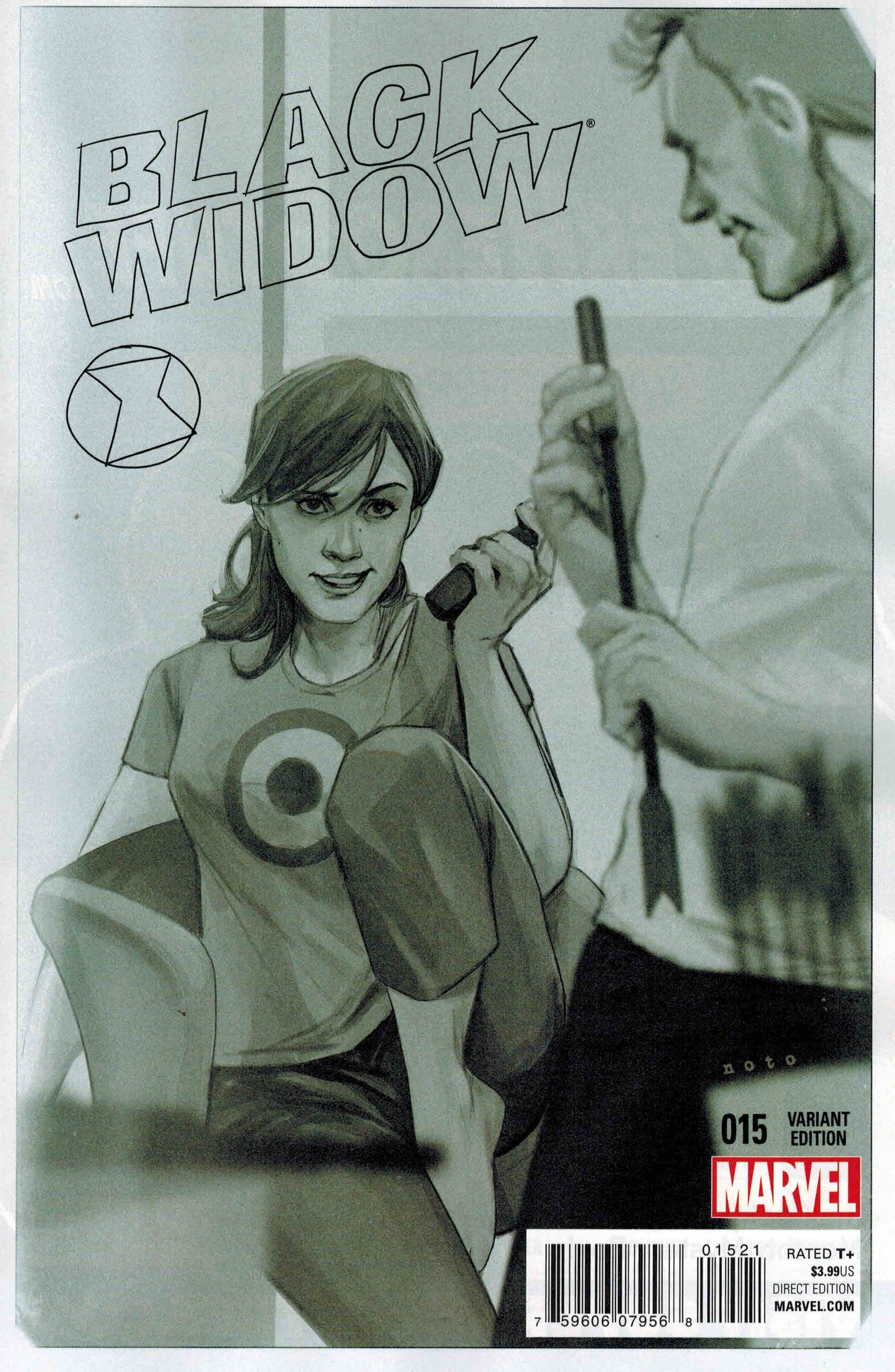 Black Widow #15 Phil Noto Vintage Variant Hawkeye Marvel ANMN 2014 1 ...