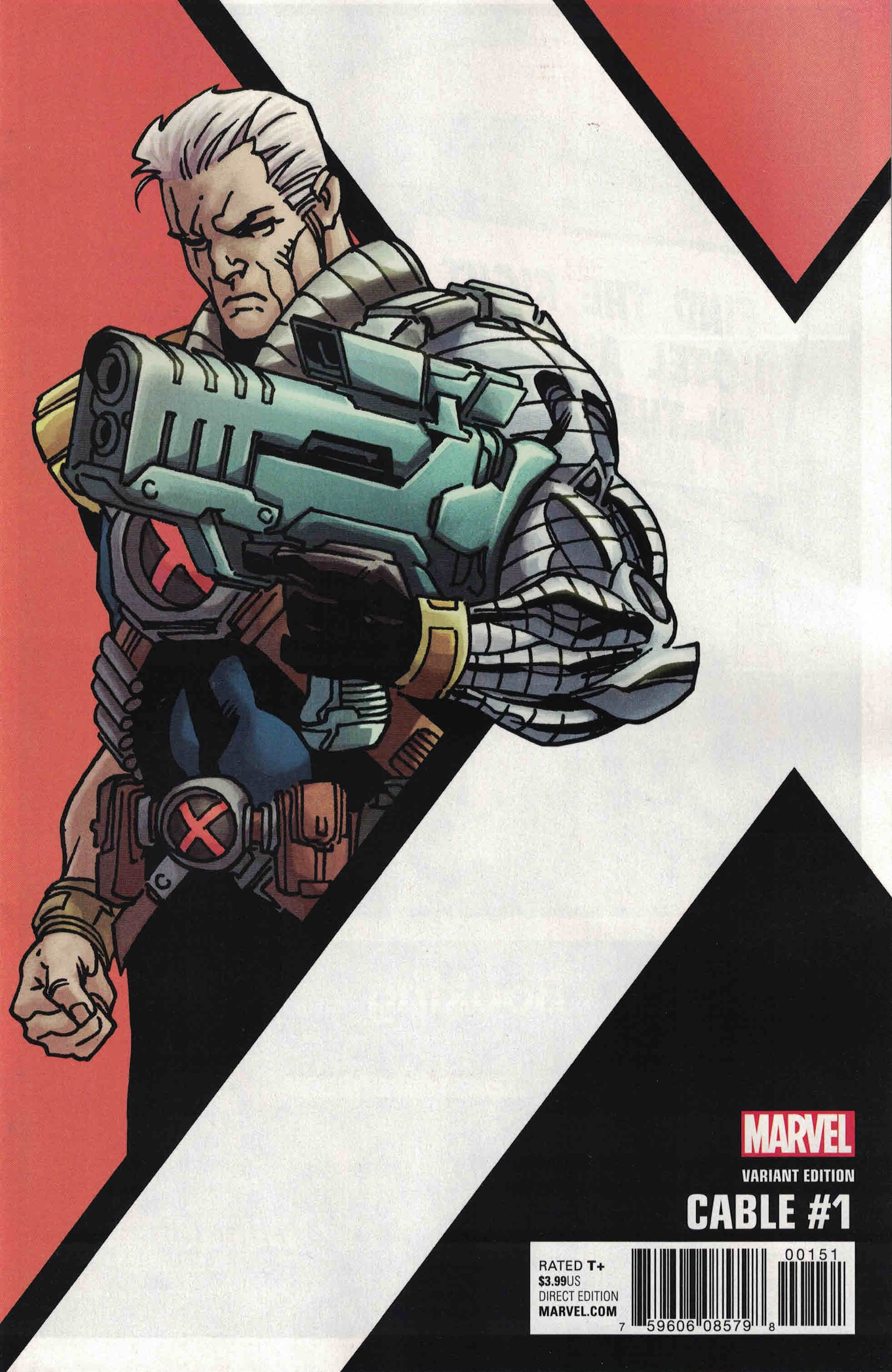 Cable #1 1:10 Leonard Kirk Cornerbox Variant Marvel 2017
