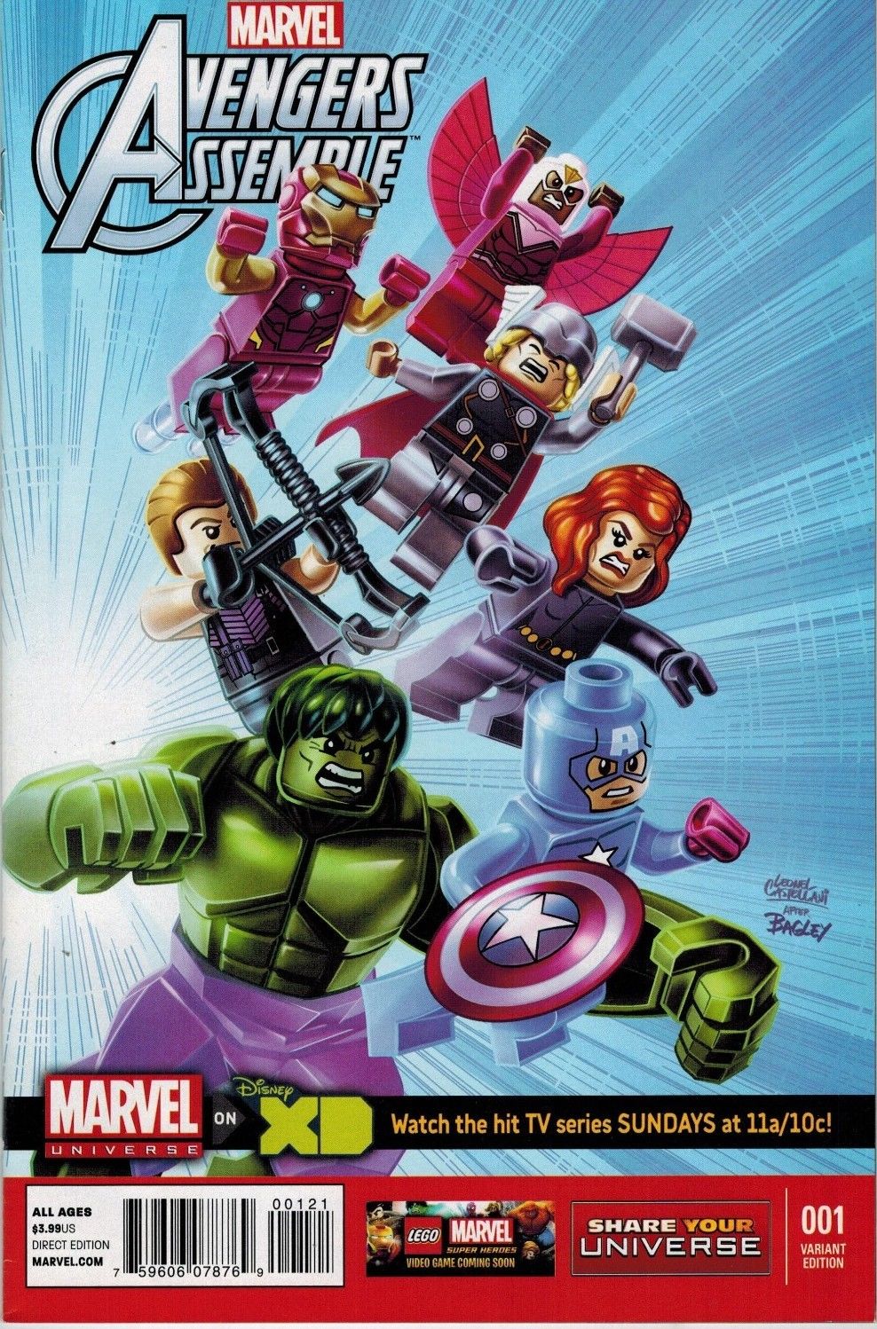 Avengers Assemble 1:25 Castellani Lego Variant Marvel Universe 2013 – Ultimate Comics