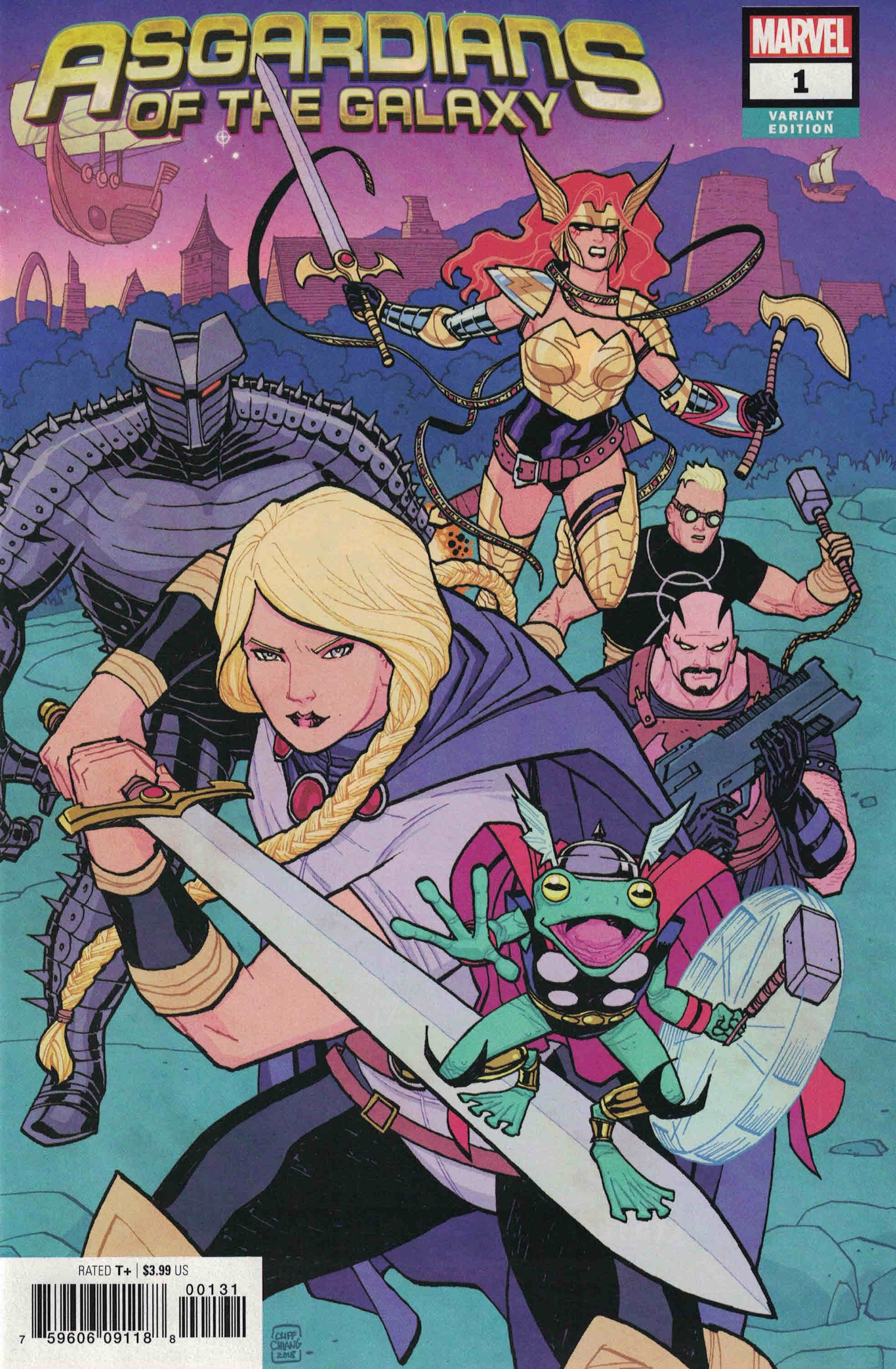 Asgardians of the Galaxy #1 1:50 Cliff Chiang Variant Marvel 2018