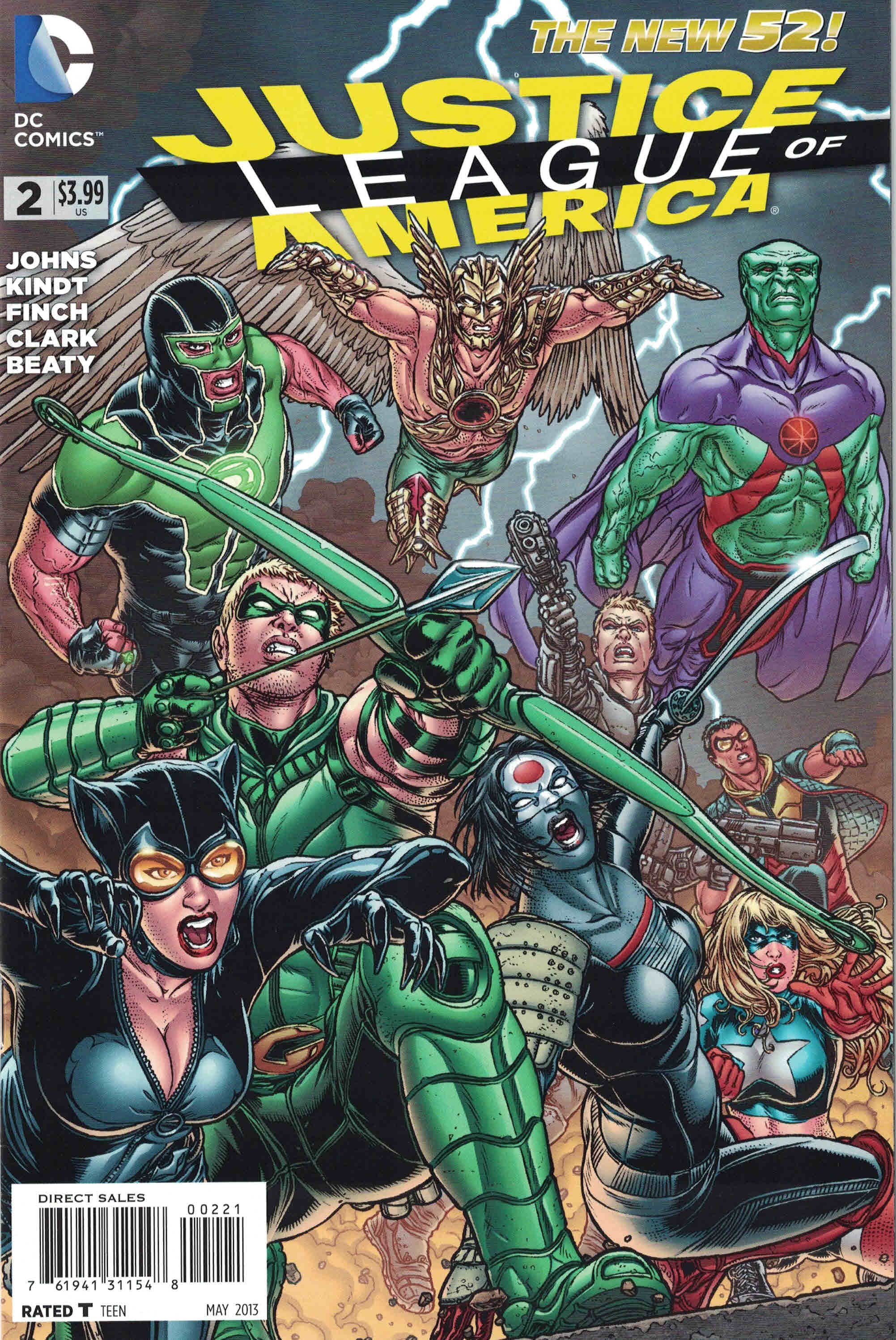 Justice League Of America 2 Juan Jose Ryp Variant Dc 2013 New 52 Ultimate Comics