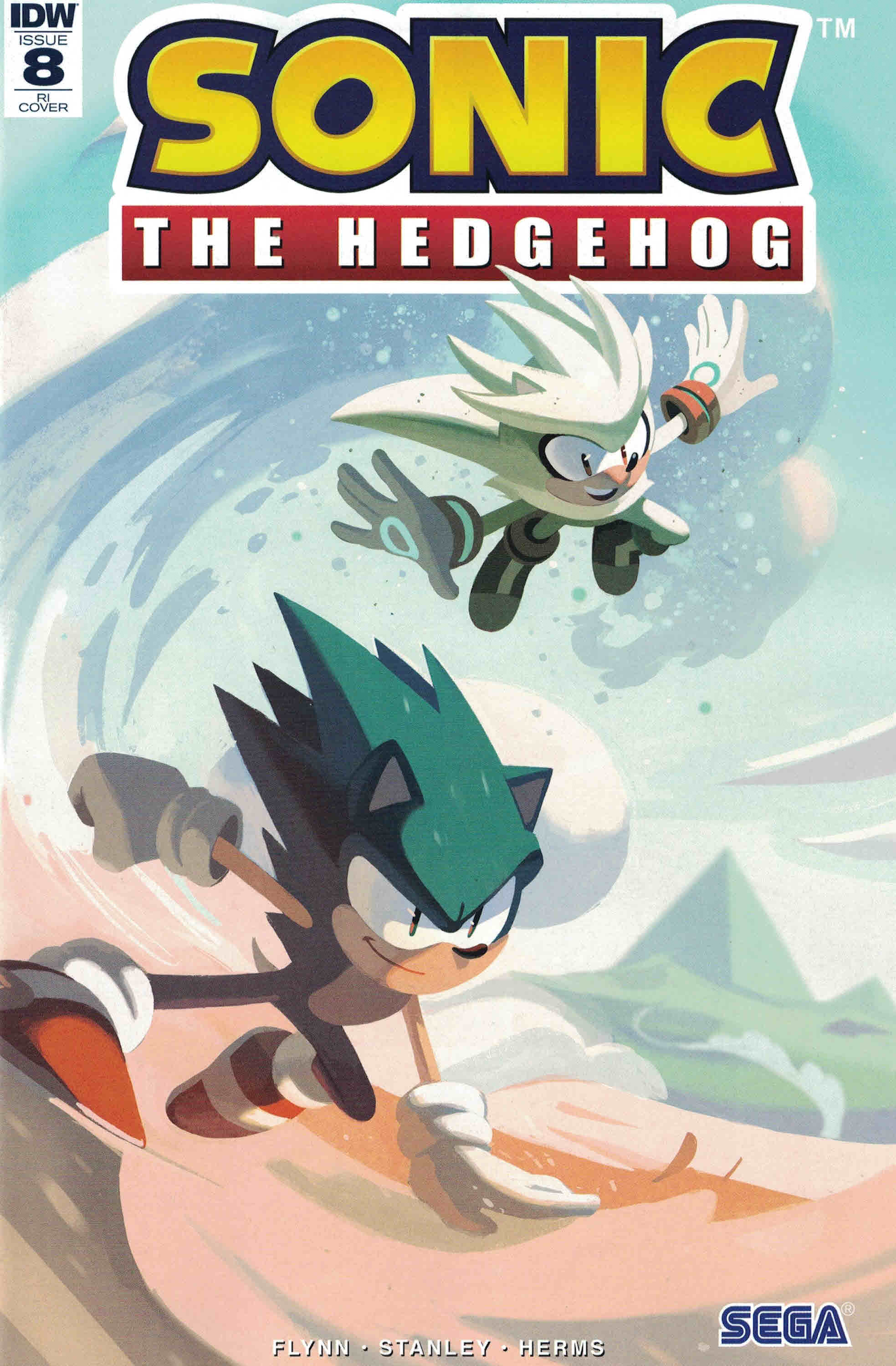 Sonic the Hedgehog #8 1:10 Fourdraine Retailer Incentive RI Variant IDW ...