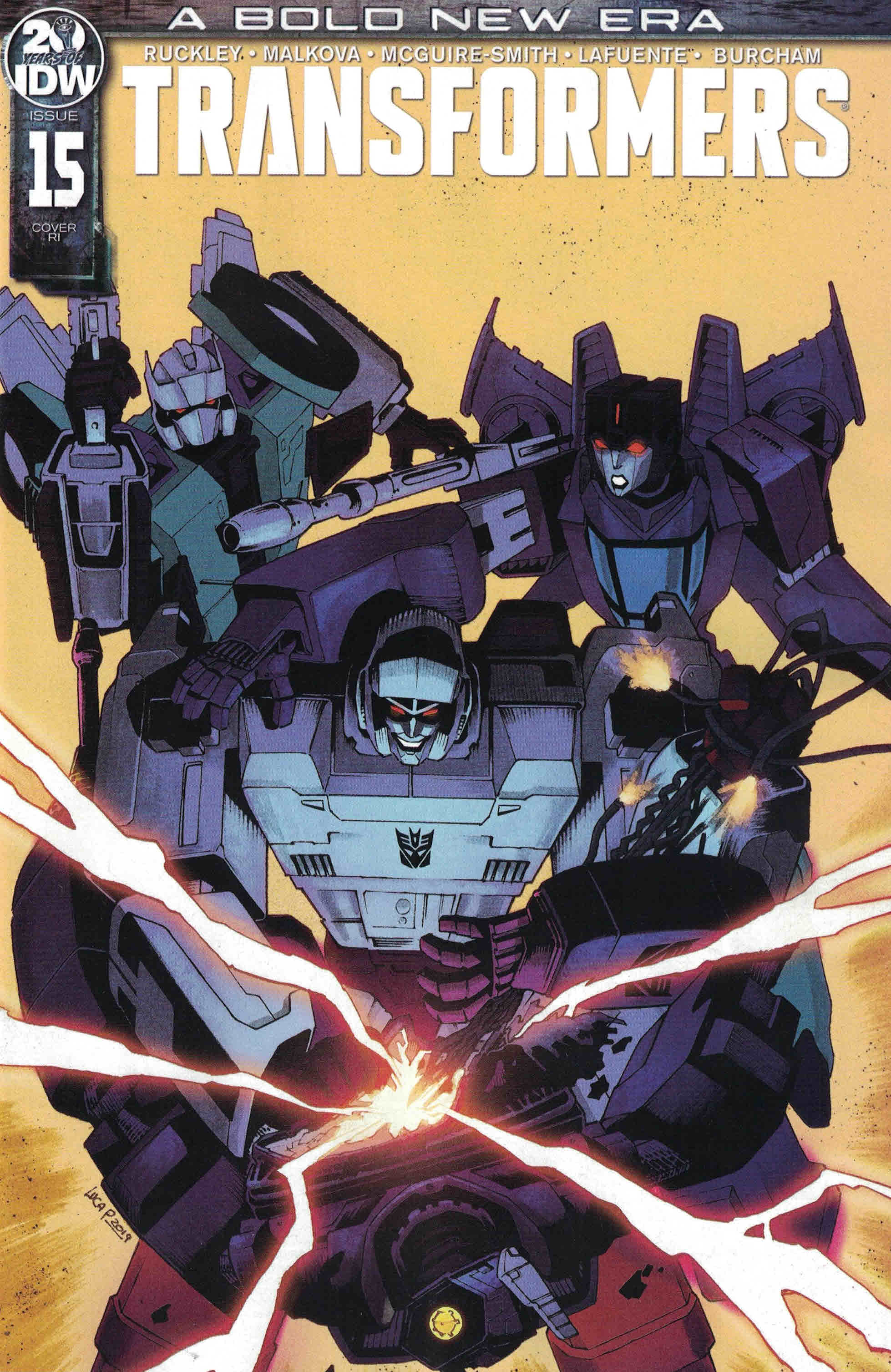 Transformers #15 1:10 Luca Pizzari Variant IDW 2019 – Ultimate Comics