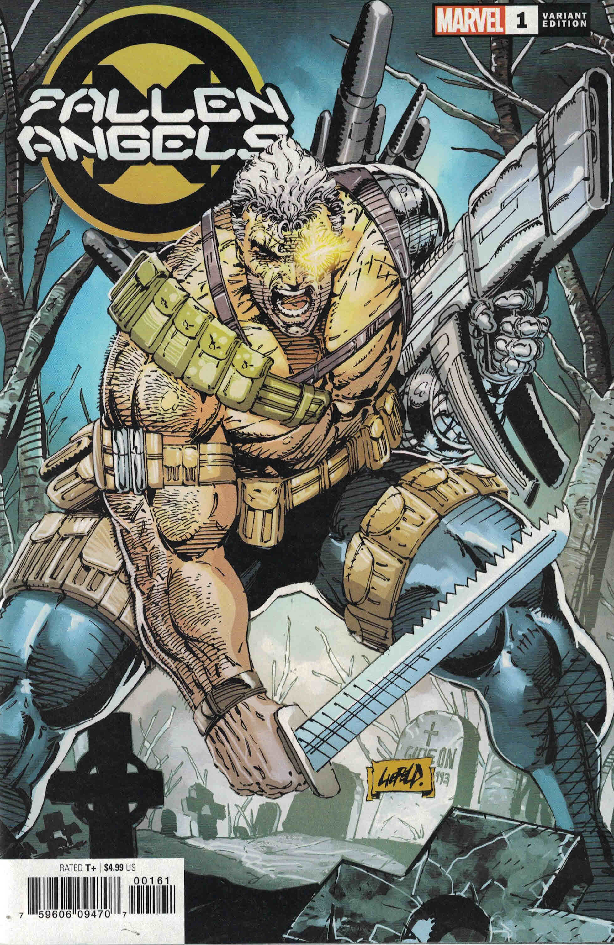 Fallen Angels #1 1:100 Rob Liefeld Hidden Gem Variant Marvel 2019 X-Men ...