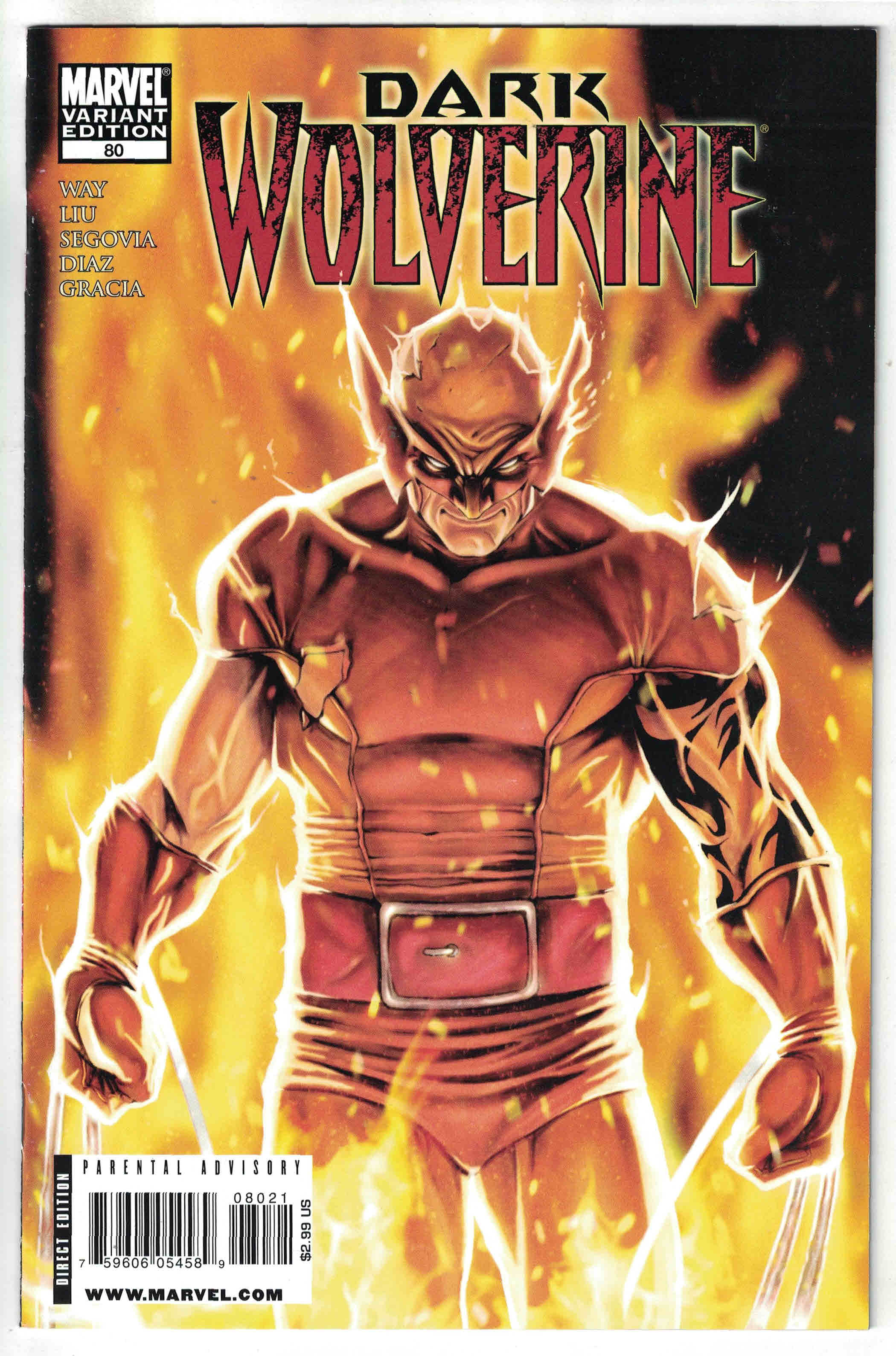 原画 狼 #104 Dark Wolverine #80 1:15 Stefano Caselli Young Guns Variant Marvel