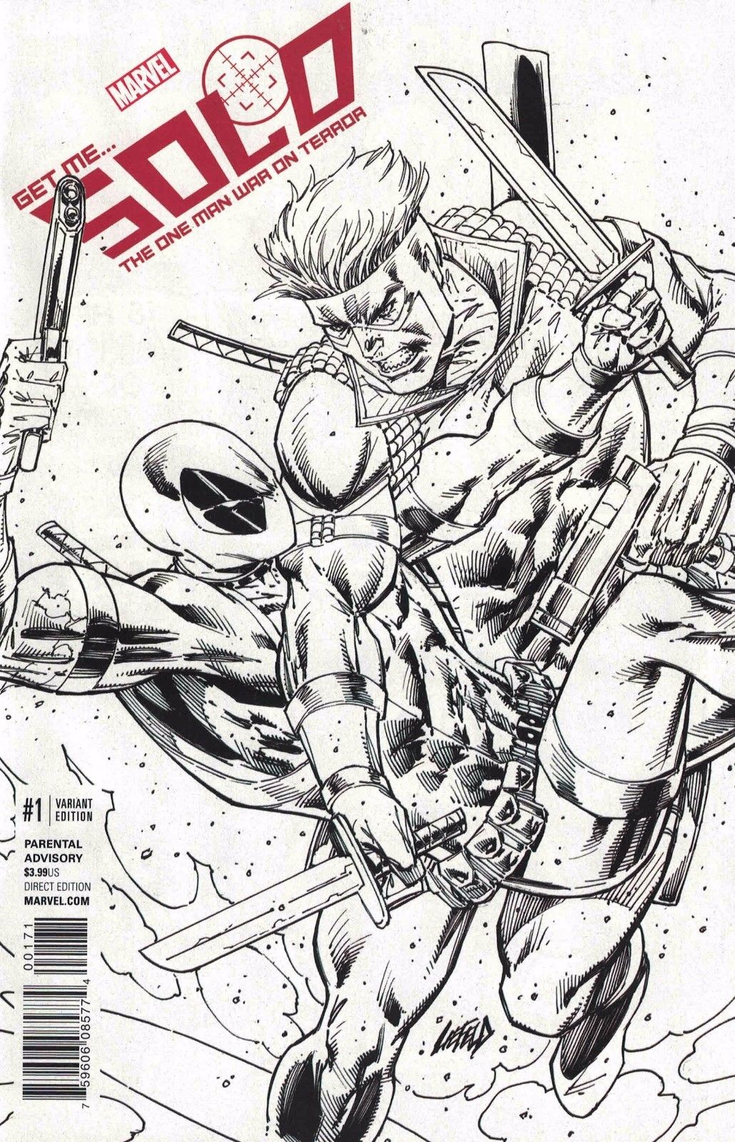 Mario A Genduso  Dispicable Deadpool sketch Cover
