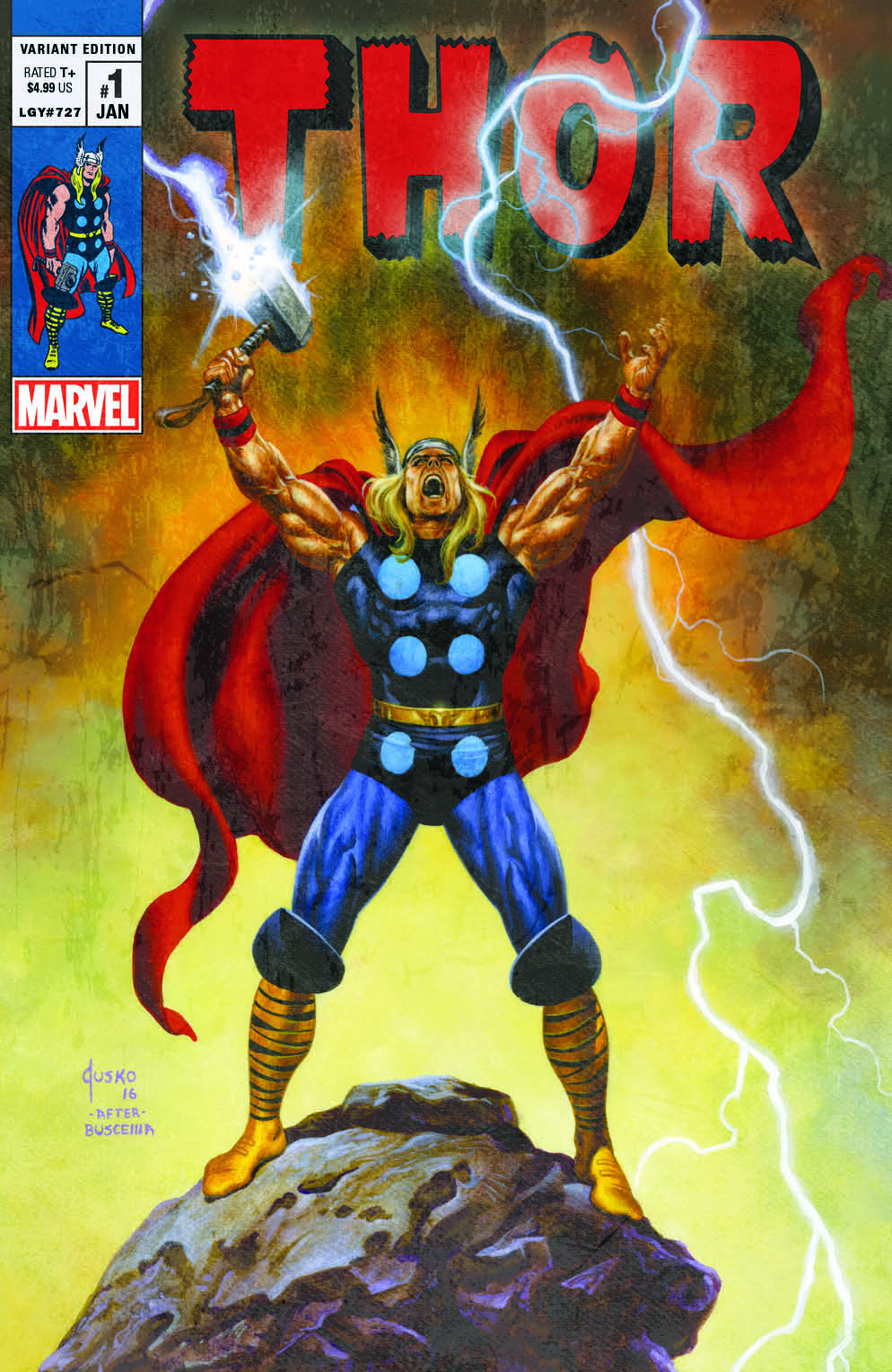 Thor #1 Joe Jusko Ultimate Comics Exclusive Donny Cates 2020