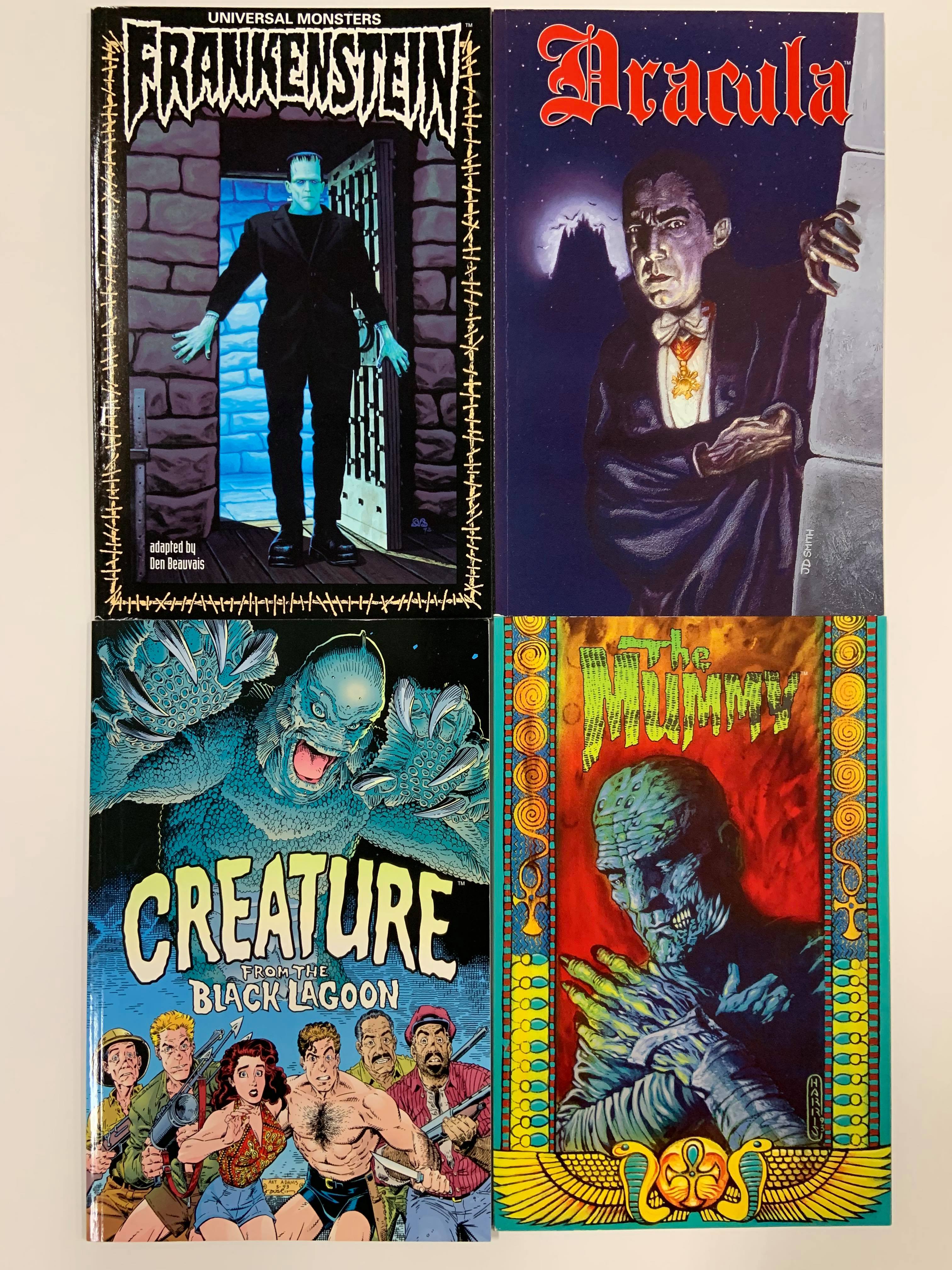 モンスター THE WORKS DIVISION UK RESURRECTION Universal Monsters Film Adaptations Set of 4 One-Shots Dark Horse