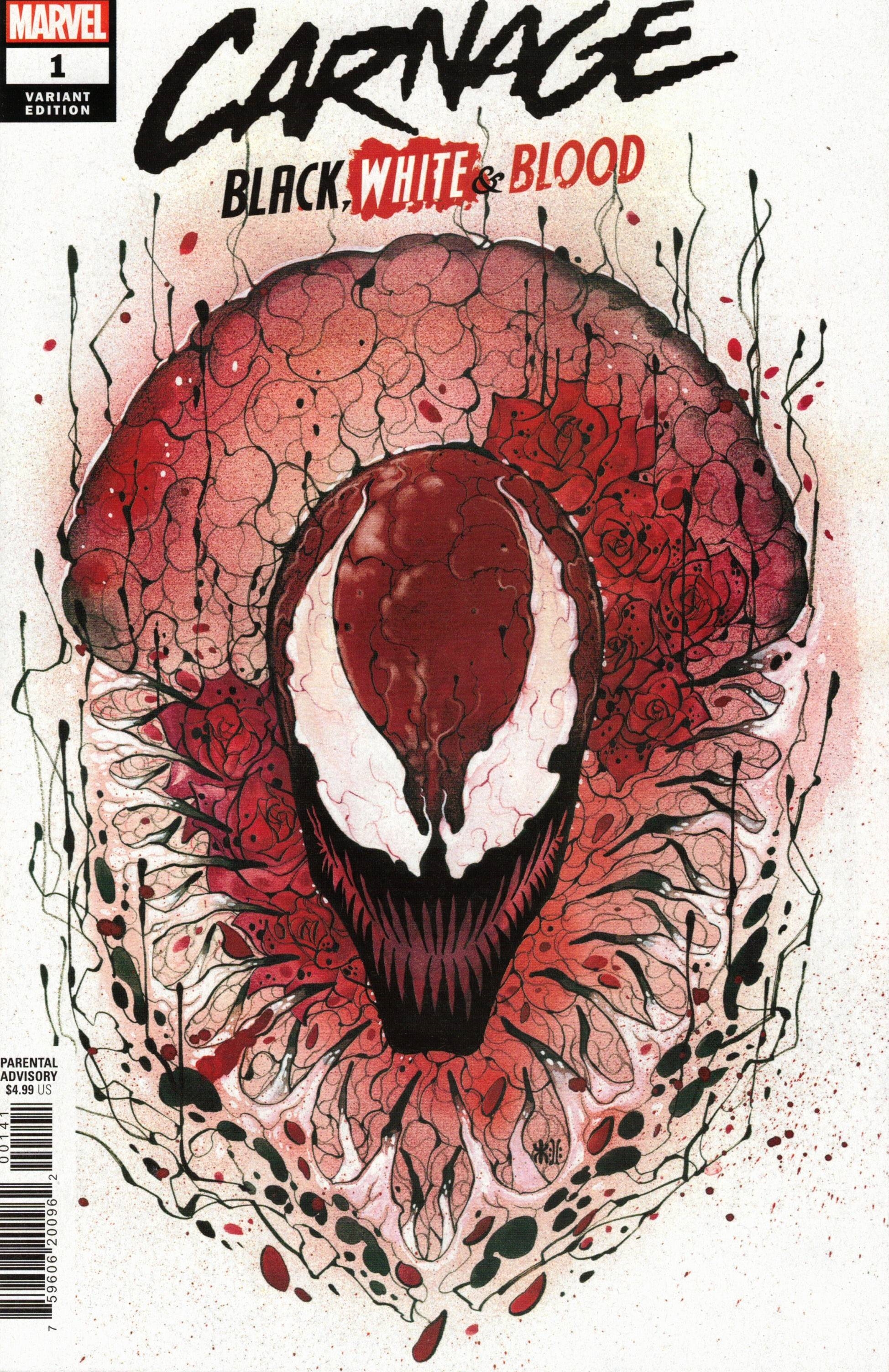 洋書 carnage black,white &blood peachmomoko Carnage Black White & Blood #1 1st Print 1:25 Peach Momoko Variant