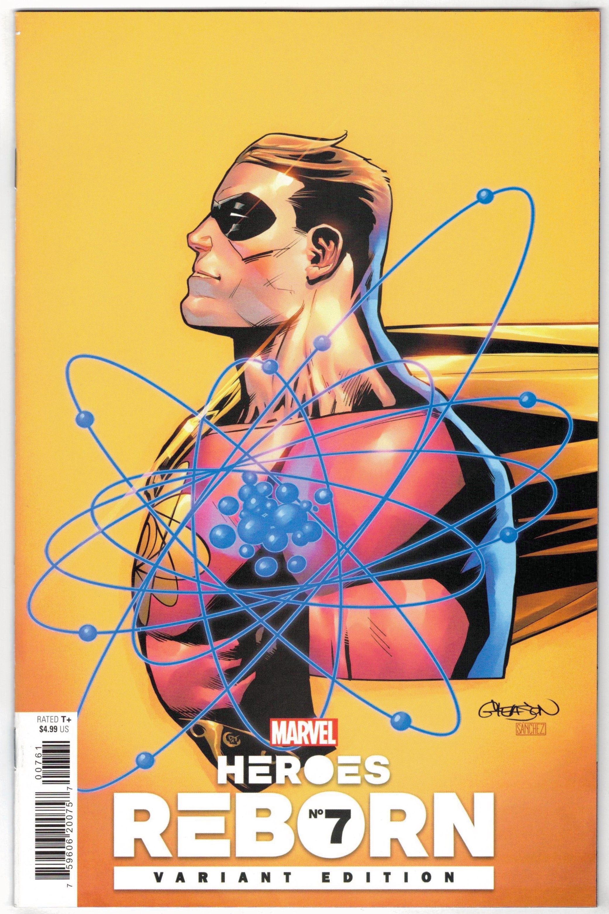 Heroes Reborn #7 1:25 Patrick Gleason Variant Hyperion Marvel 2021