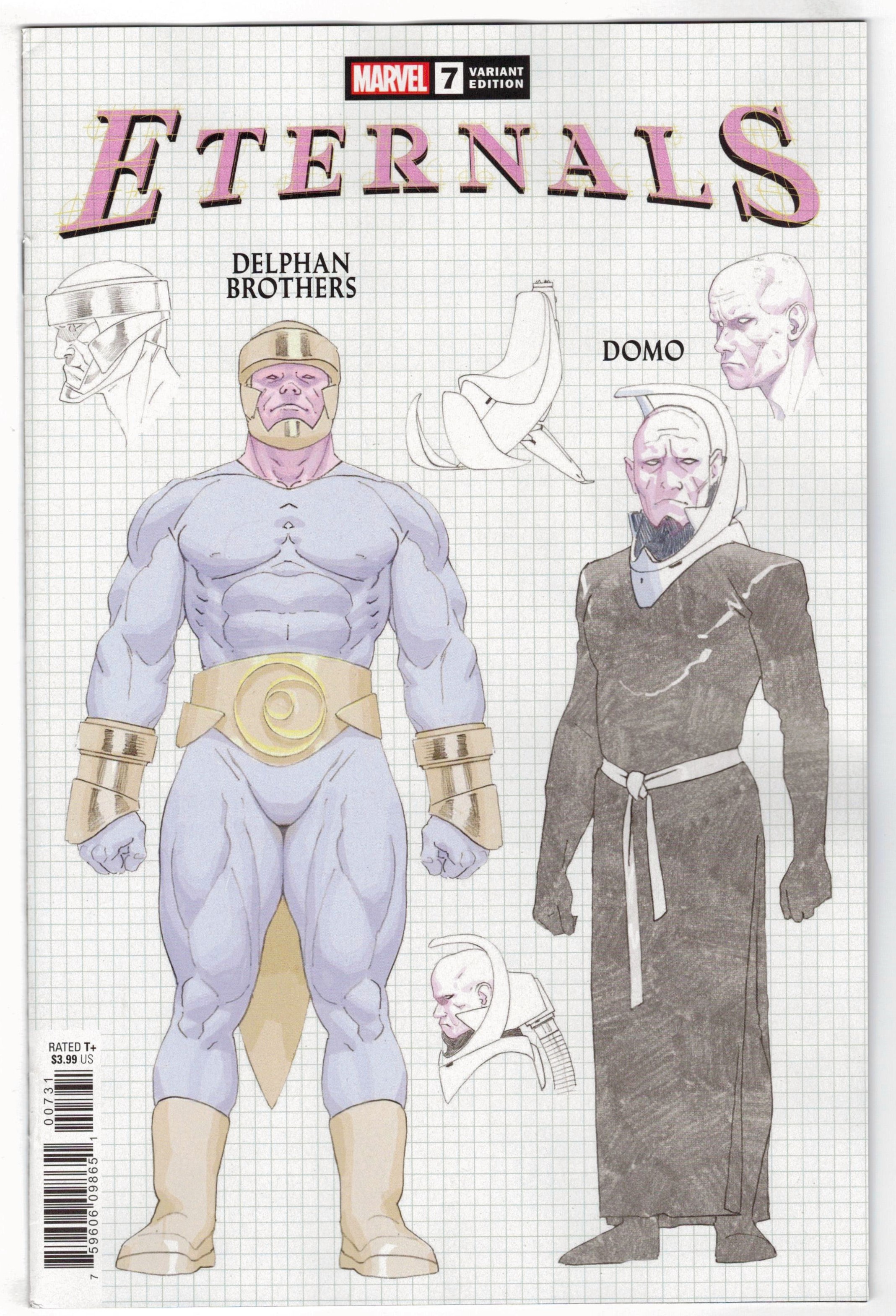 Esad Ribic Design Variant 1:10 Marvel Comics 2021 Eternals #1 