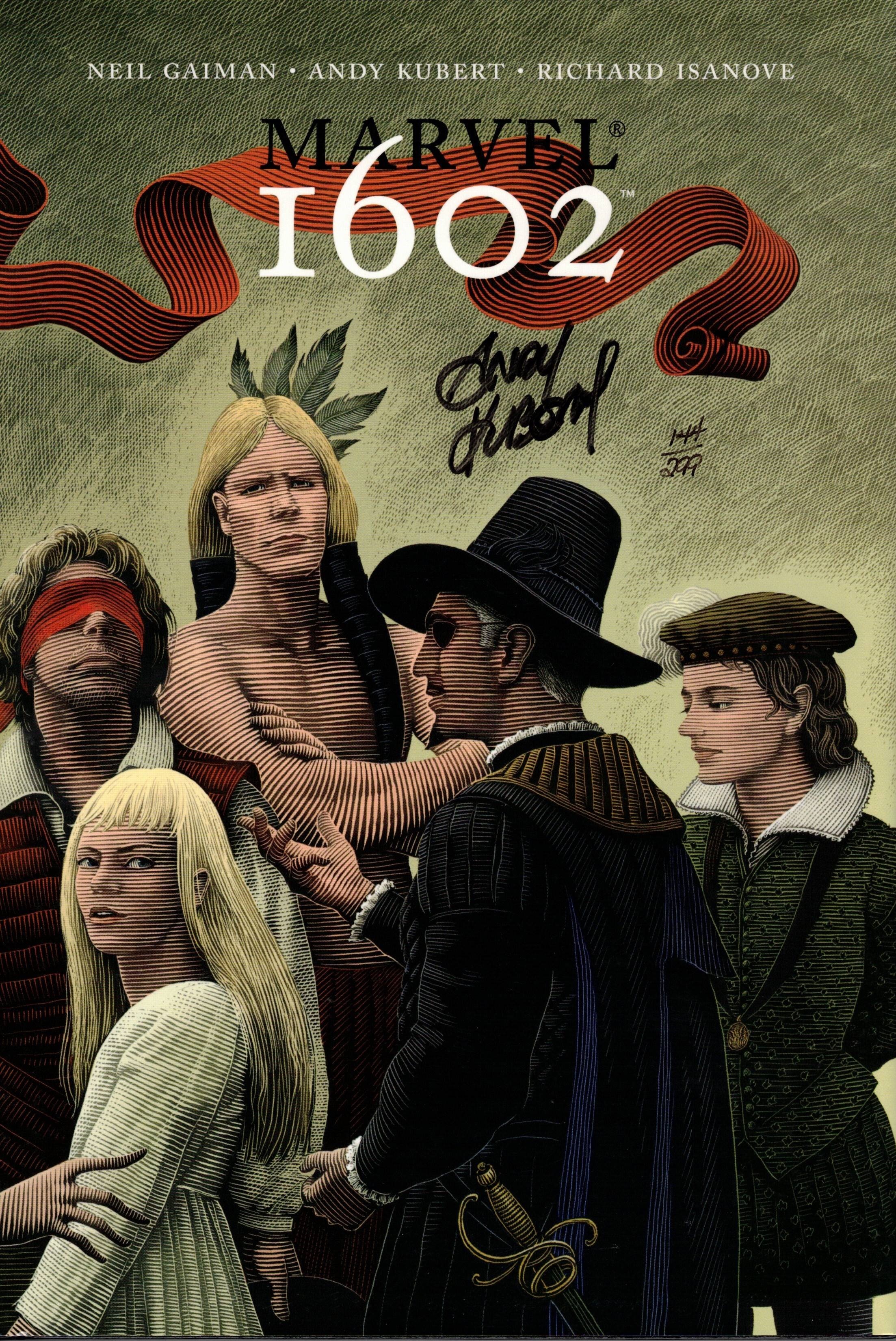 Marvel 1602 Hardcover HC 2003 Dynamic Forces SIGNED by Andy Kubert
