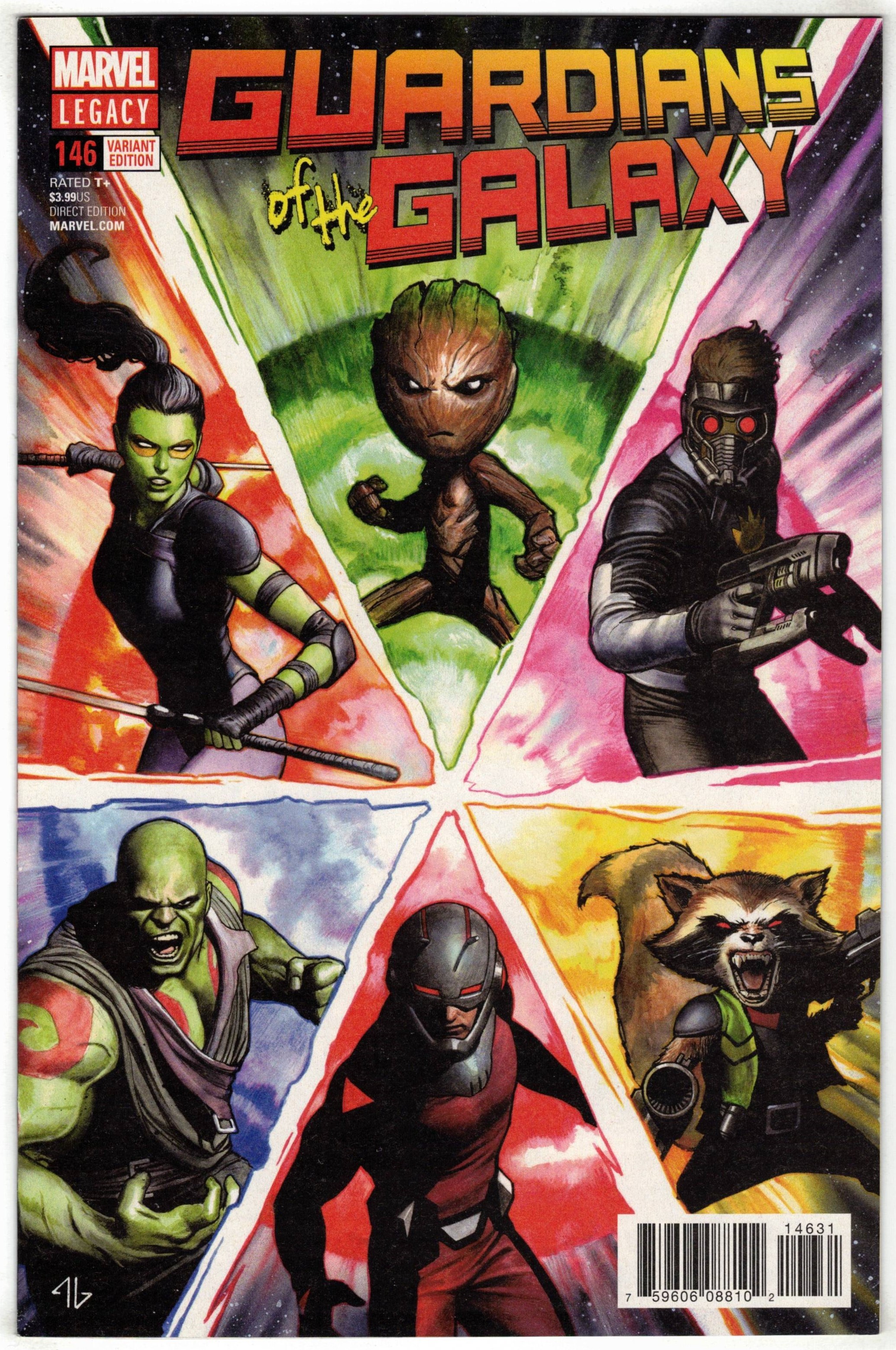 Guardians of the Galaxy #146 1:25 Adi Granov Variant Marvel Legacy 2017 NM  – Ultimate Comics, image size:2070x3119