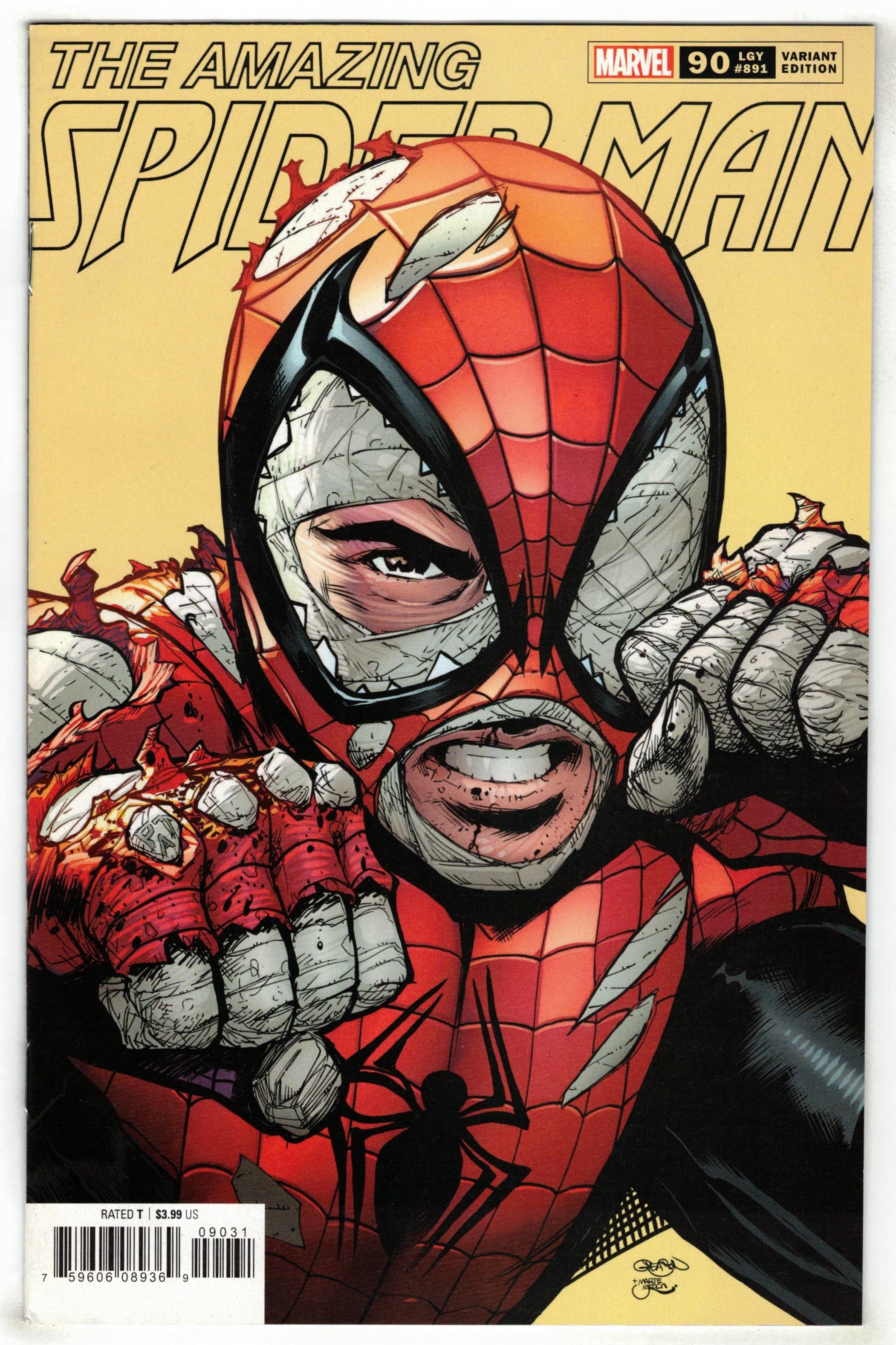 Amazing Spider-Man #90 1:25 Gleason Variant Ben Reilly Marvel 2018