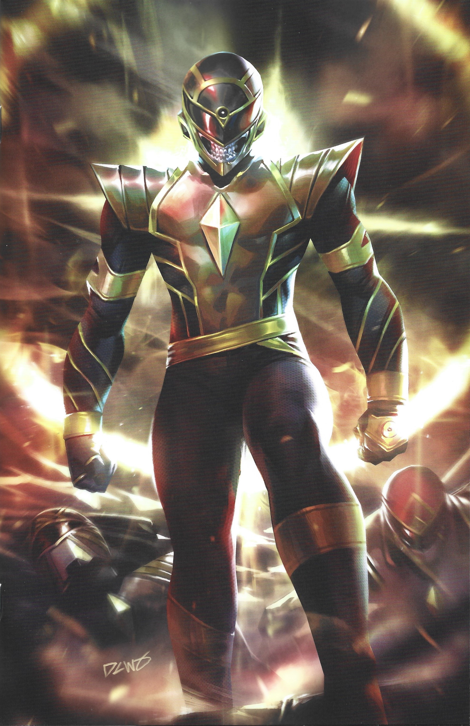 Supernova Rangers Power Rangers Unlimited Death Ranger #1 1:25 Chew Variant 1st App ...