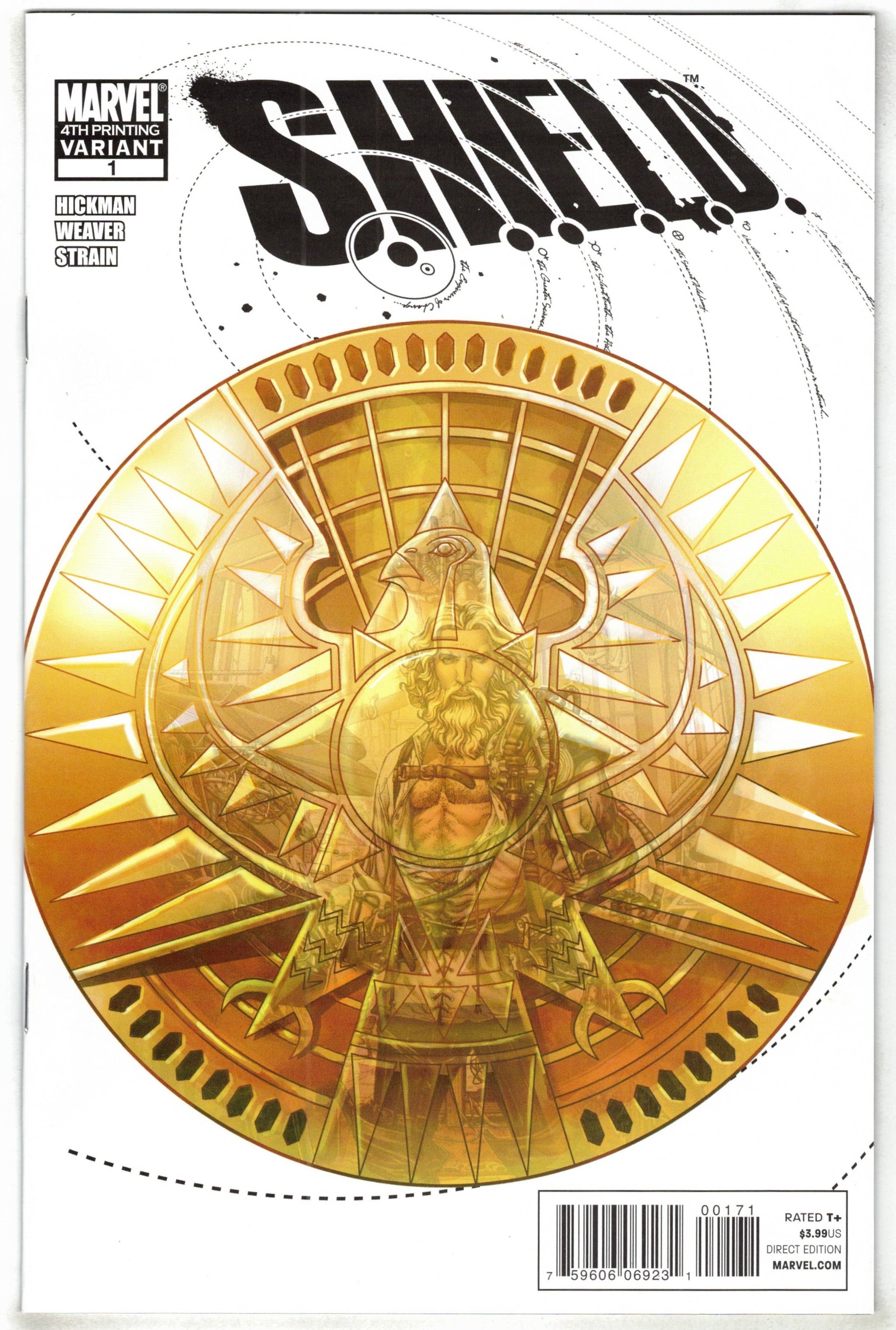 SHIELD #1 4th Print Variant Hickman Weaver Marvel 2010 VF/NM