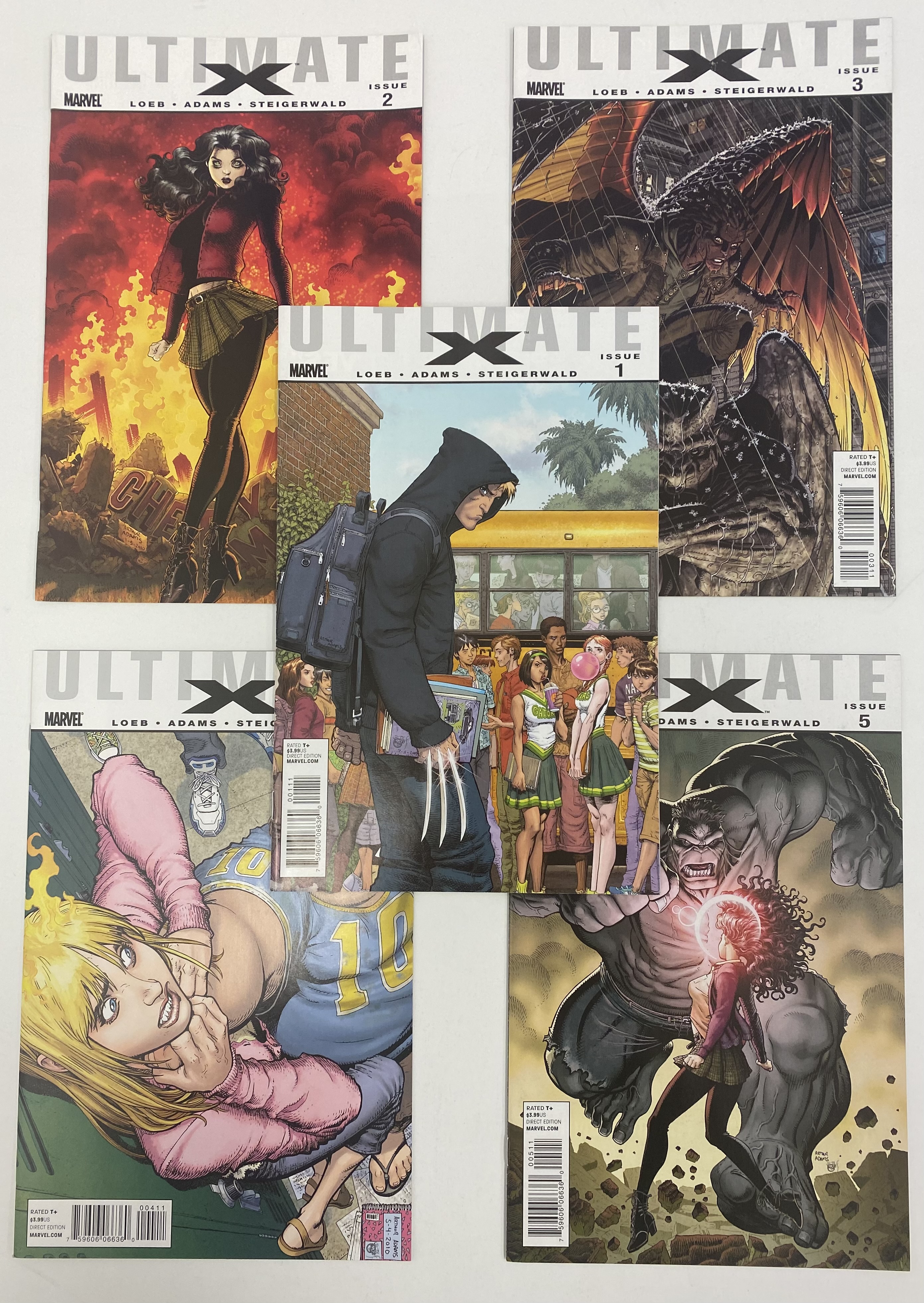 Ultimate X #1-5 Jeph Loeb Art Adams 1st App Jimmy Hudson Marvel