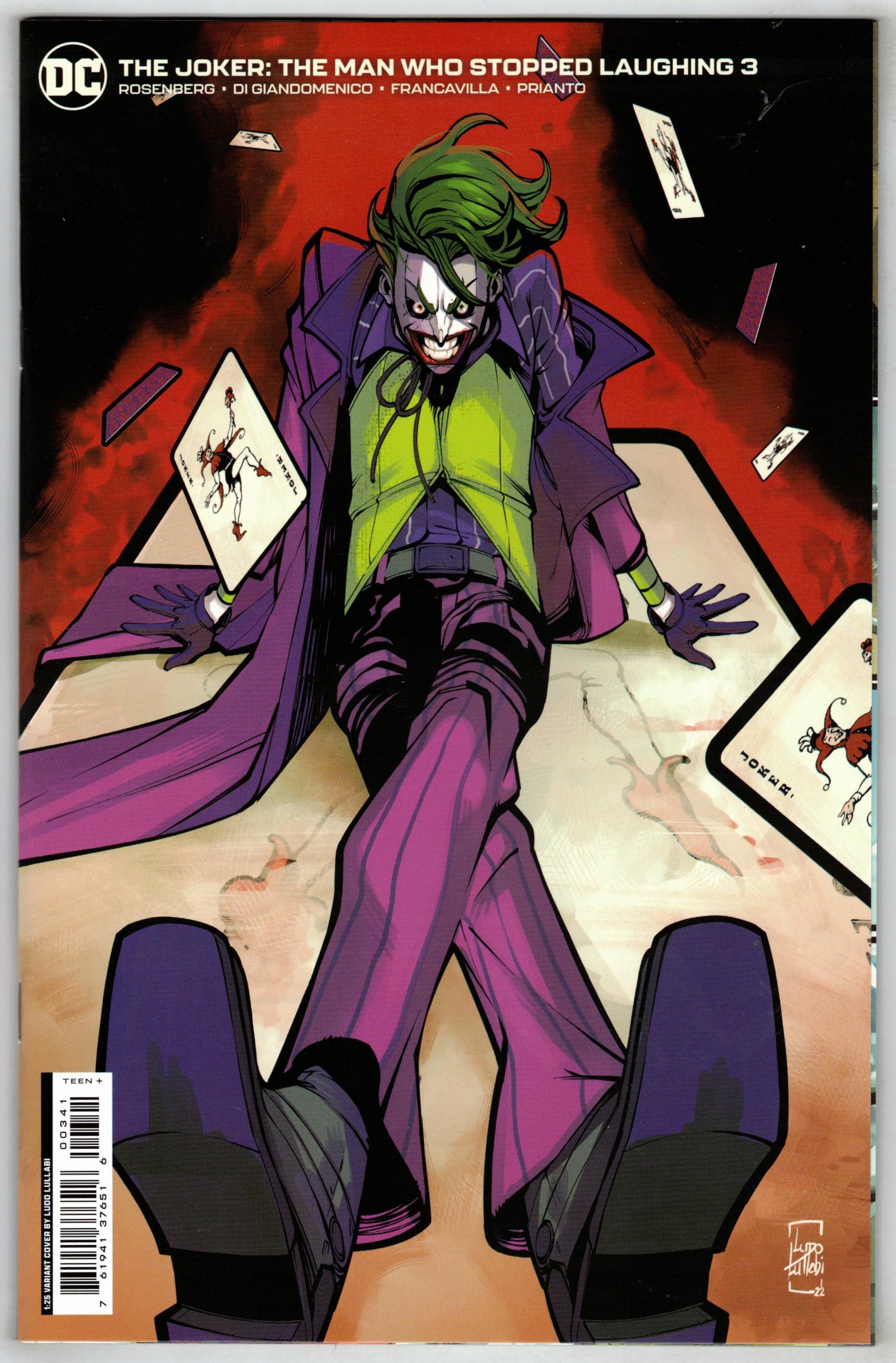 Joker The Man Who Stopped Laughing #3 1:25 Ludo Lullabi Variant DC