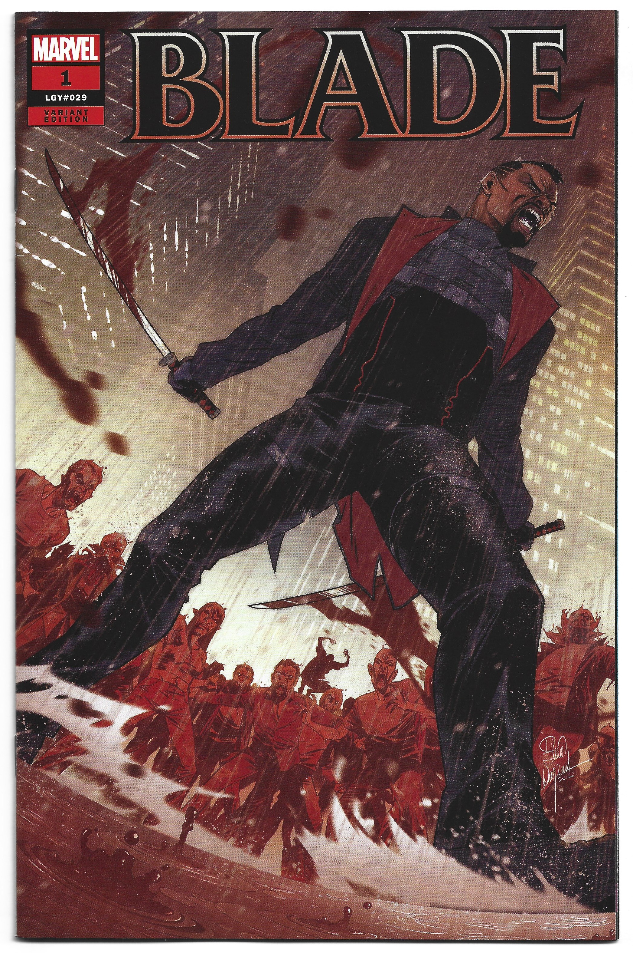 Blade #1 Elena Casagrande PX SDCC Exclusive Var Marvel 2023 Ltd