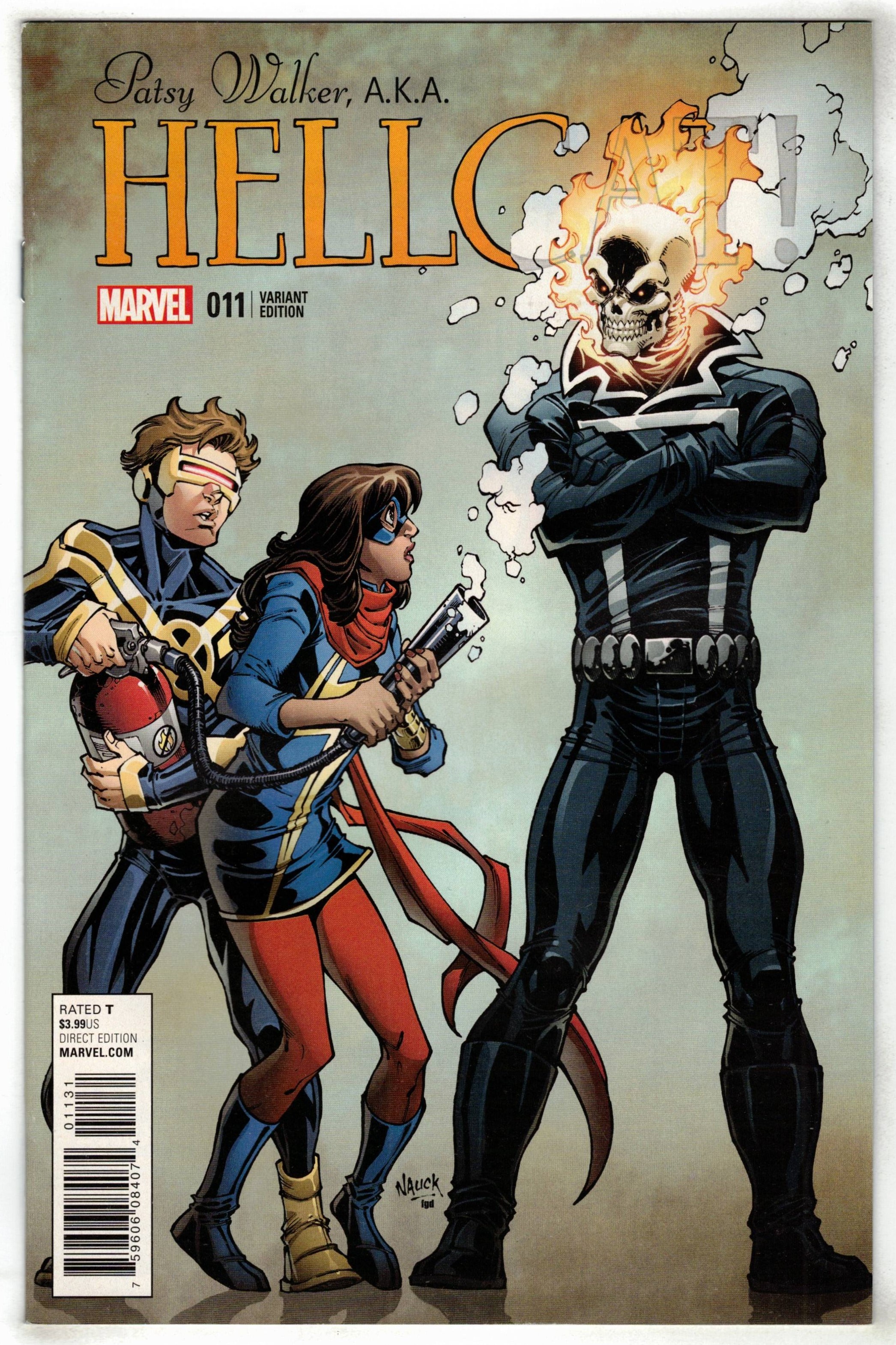 Patsy Walker Hellcat #11 Todd Nauck Variant Ghost Rider Ms Marvel