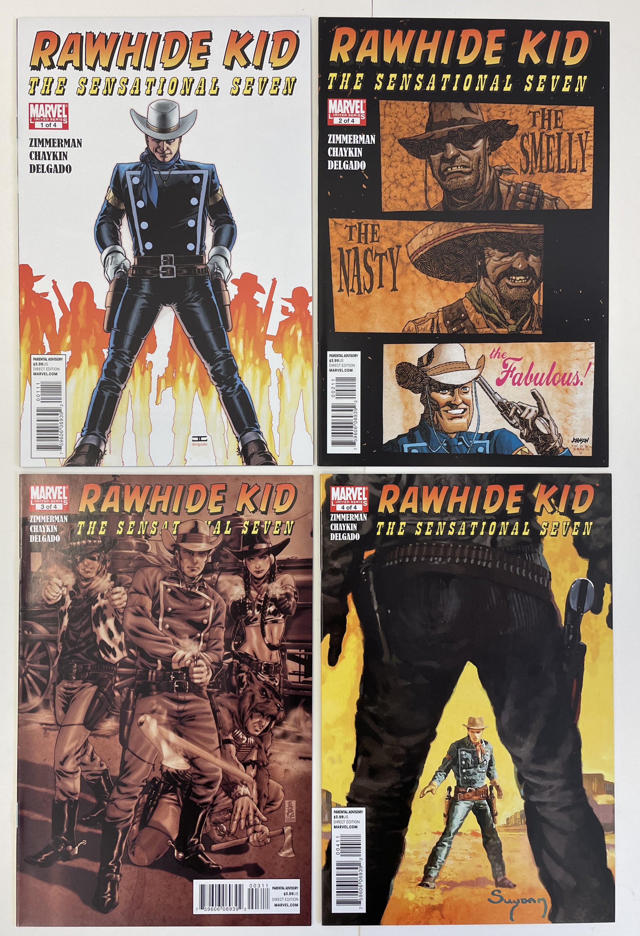 アメコミ　7冊セット　バッドマン　マーベル Rawhide Kid the Sensational Seven #1-4 Full Set Ron Zimmerman