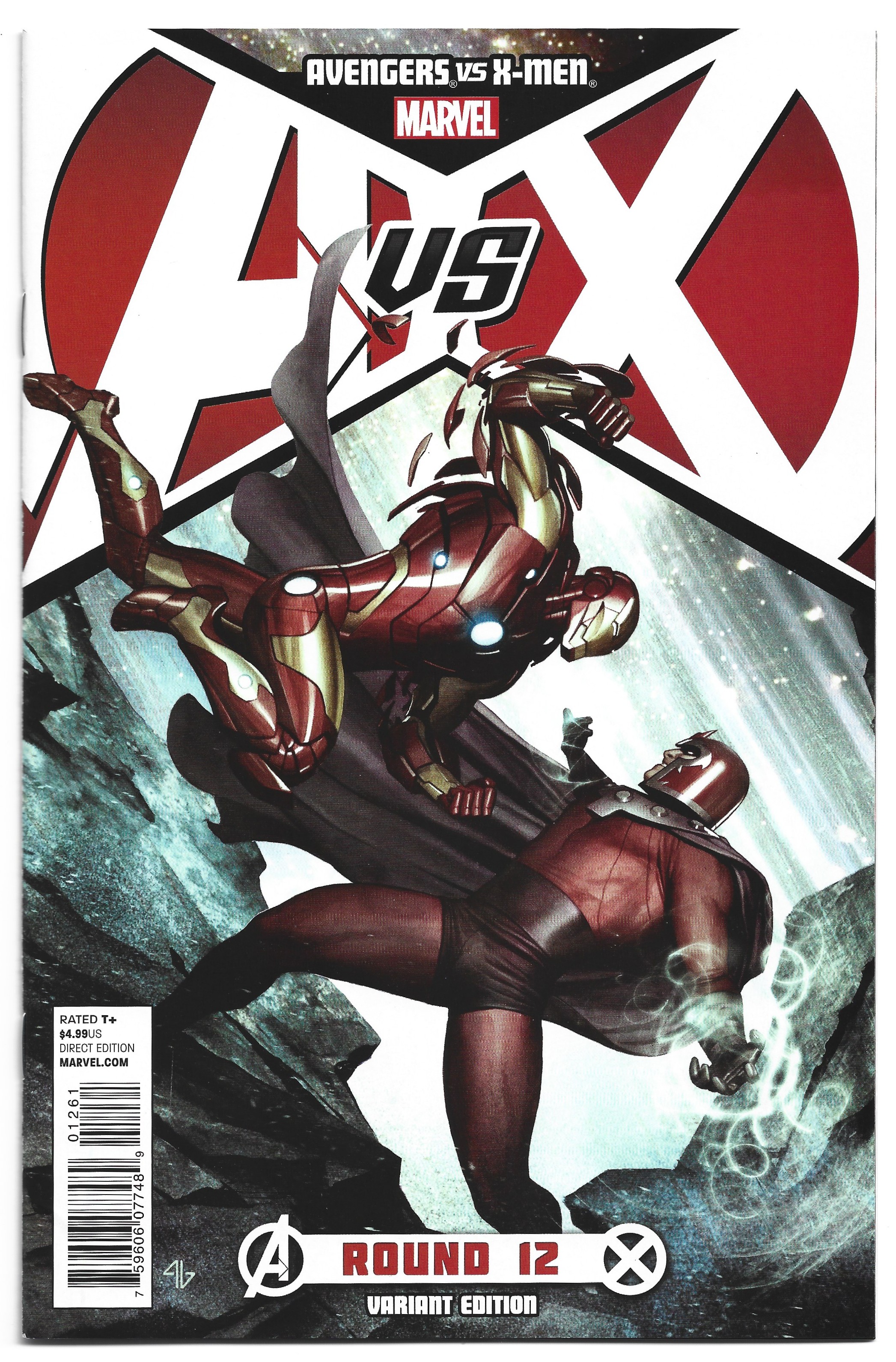 Avengers vs X-Men #12 1:25 Adi Granov Variant Marvel 2012 VF/NM