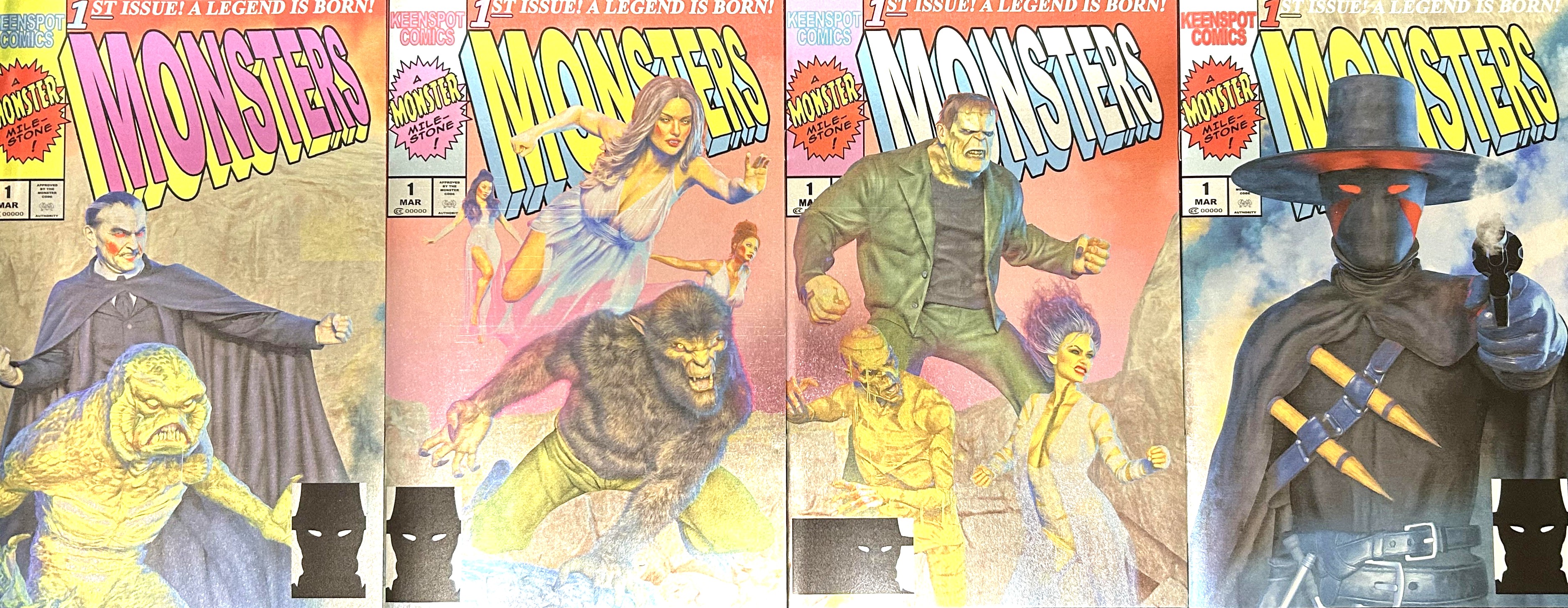 Mark Spears Monsters #1 Limited Foil Set X-Men Homage 2025
