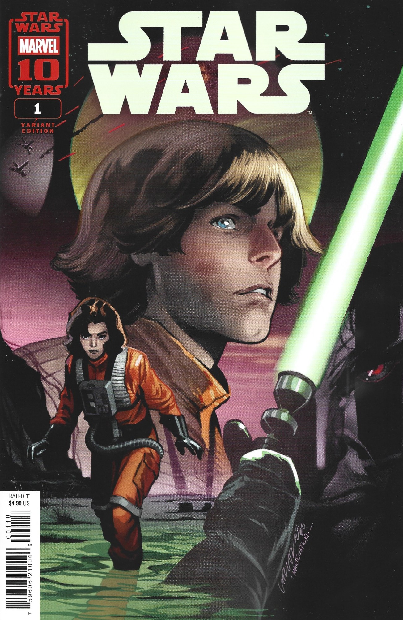 Star Wars #1 1:25 Pepe Larraz Variant Marvel 2025