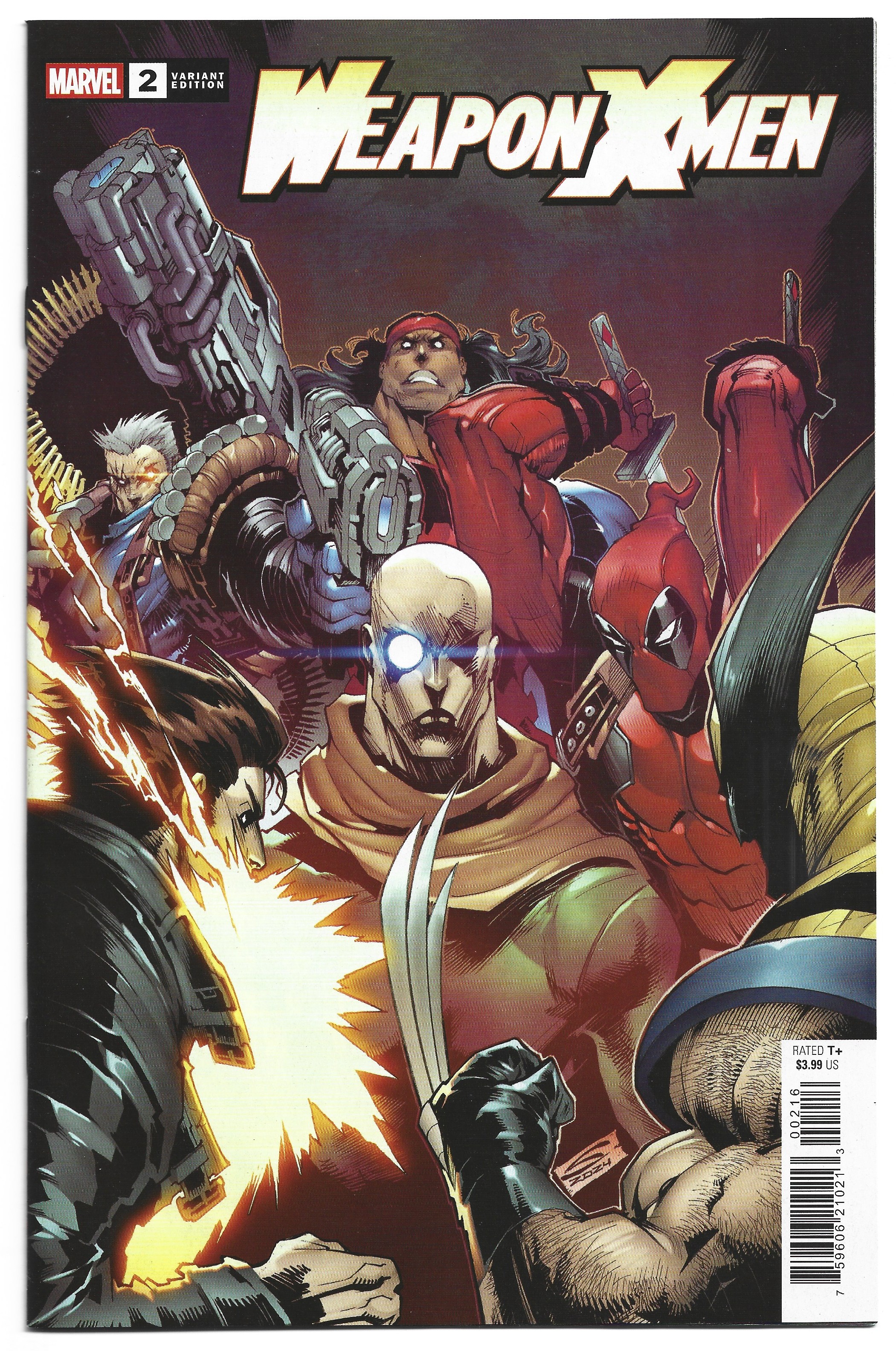 Weapon X-Men #2 1:25 Gerardo Sandoval Variant Marvel 2025 2nd