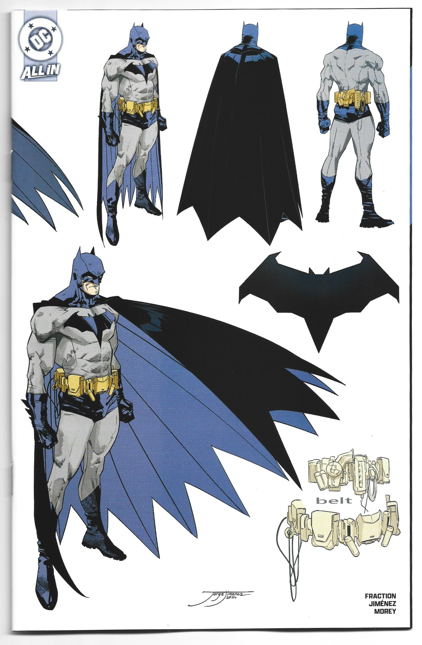 Batman #1 1:5 Jorge Jiménez Design Wraparound Variant DC 2025