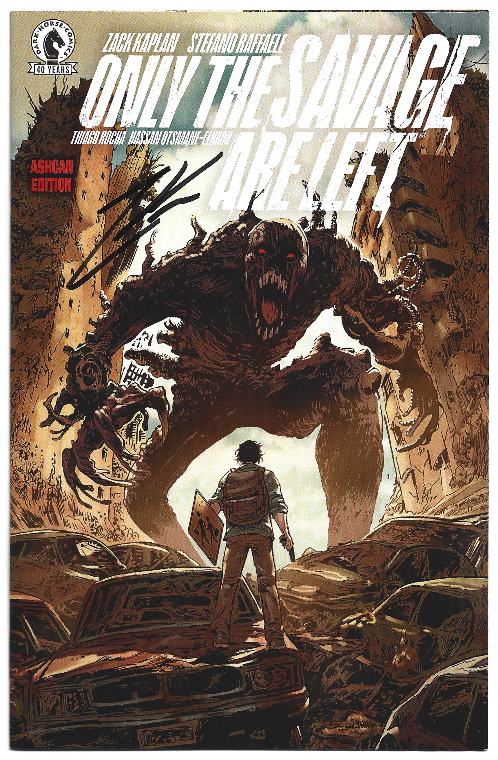Only the Savage Are Left #1 Ashcan Dark Horse 2026 SIGNED by Zack