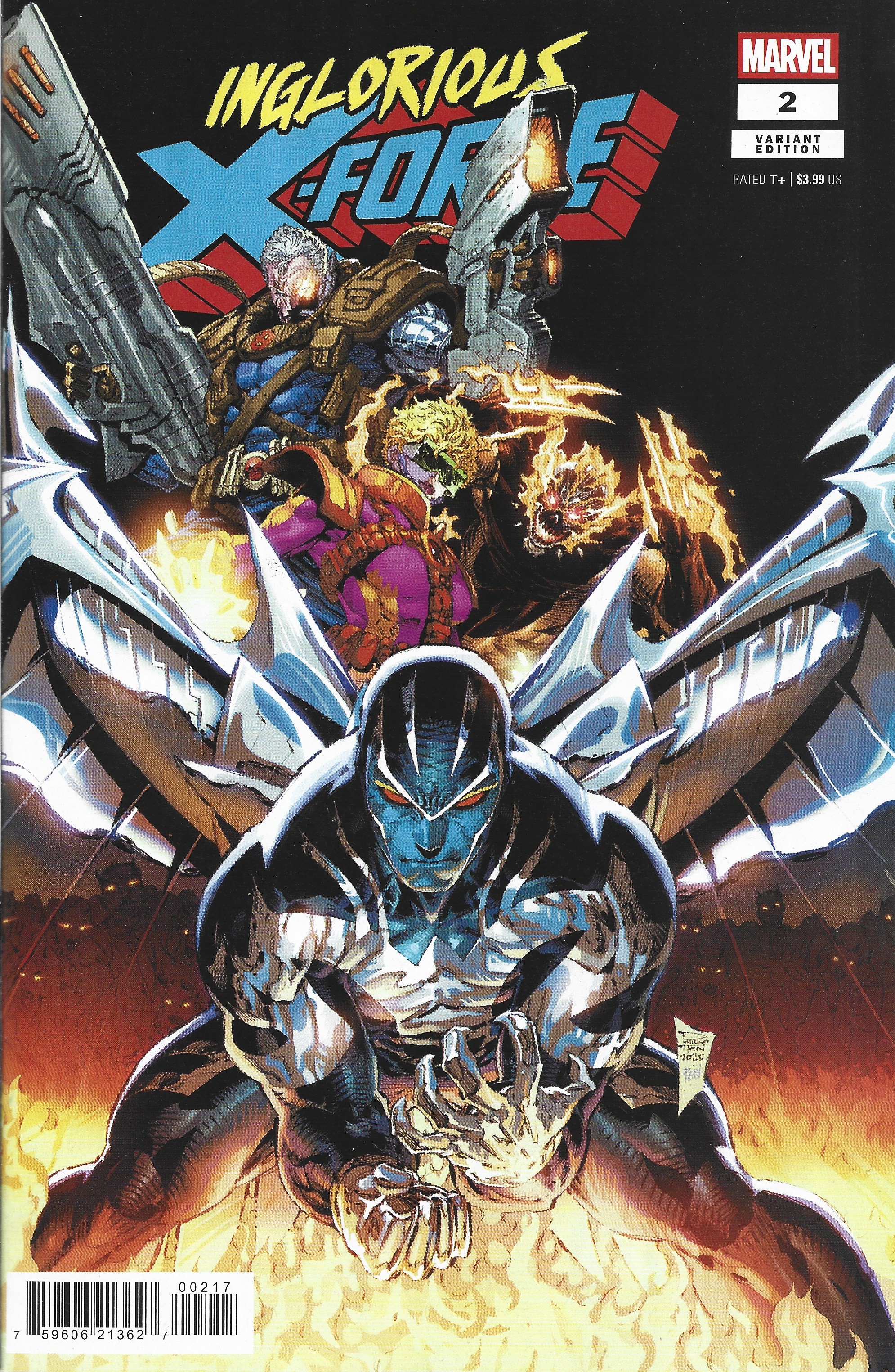 Inglorious X-Force #2 1:25 Philip Tan Variant Marvel 2026 Tim